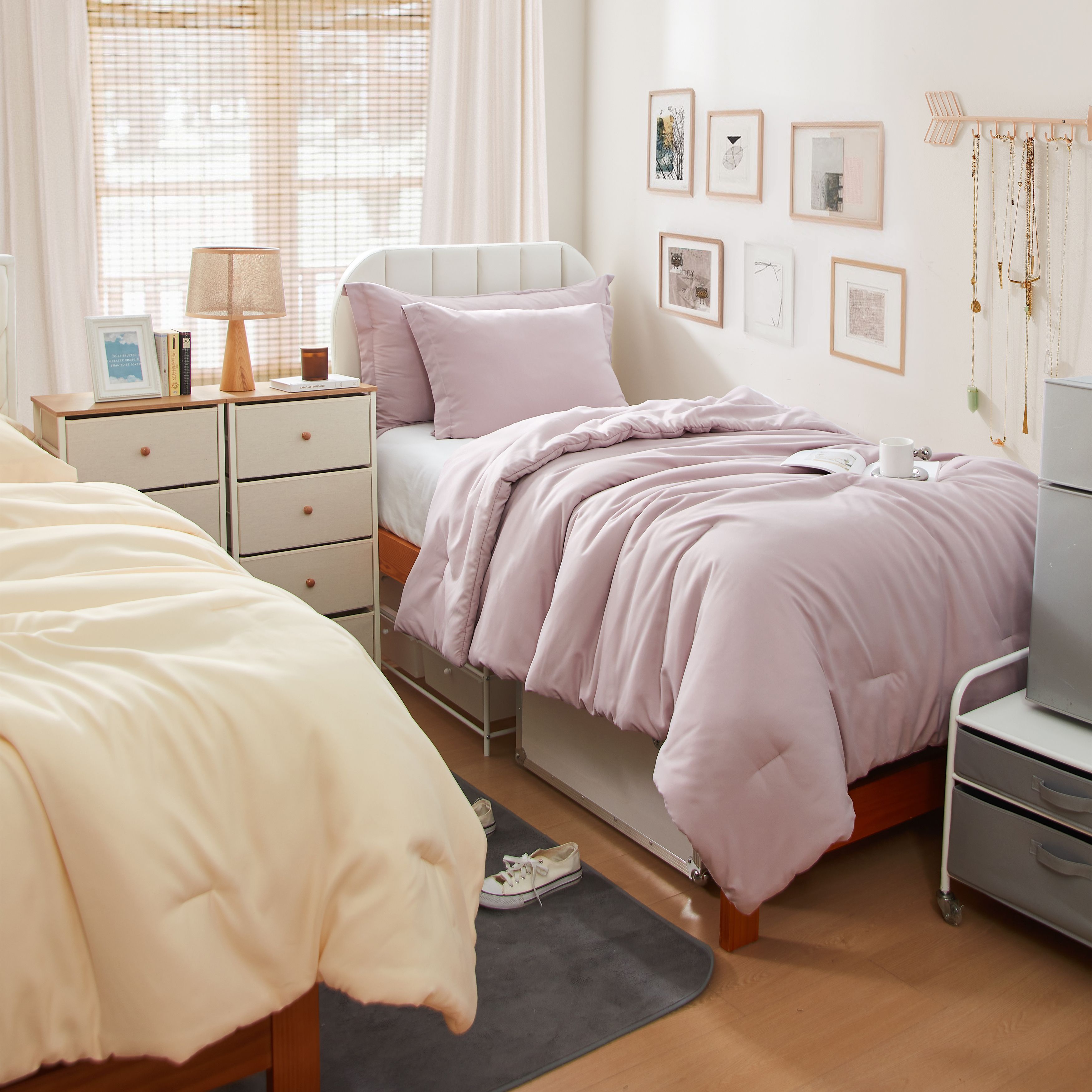 Dorm Haul - Cozy College Comforter - Twin XL in Violet Ice