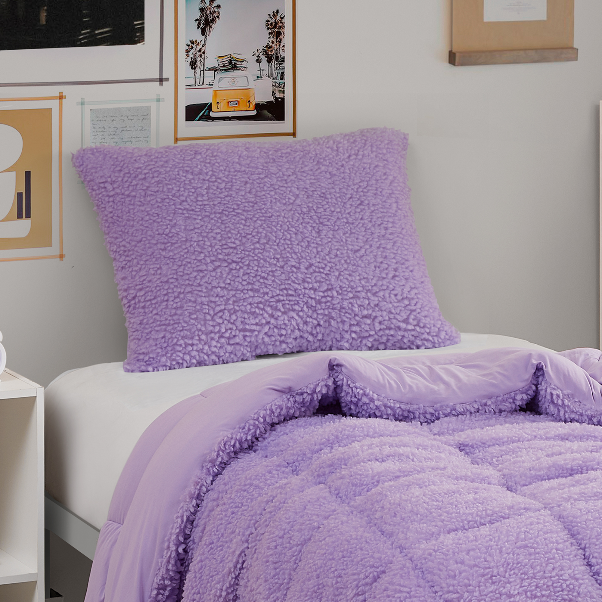 Cotton Candy - Coma Inducer® Standard Sham - Grape Purple