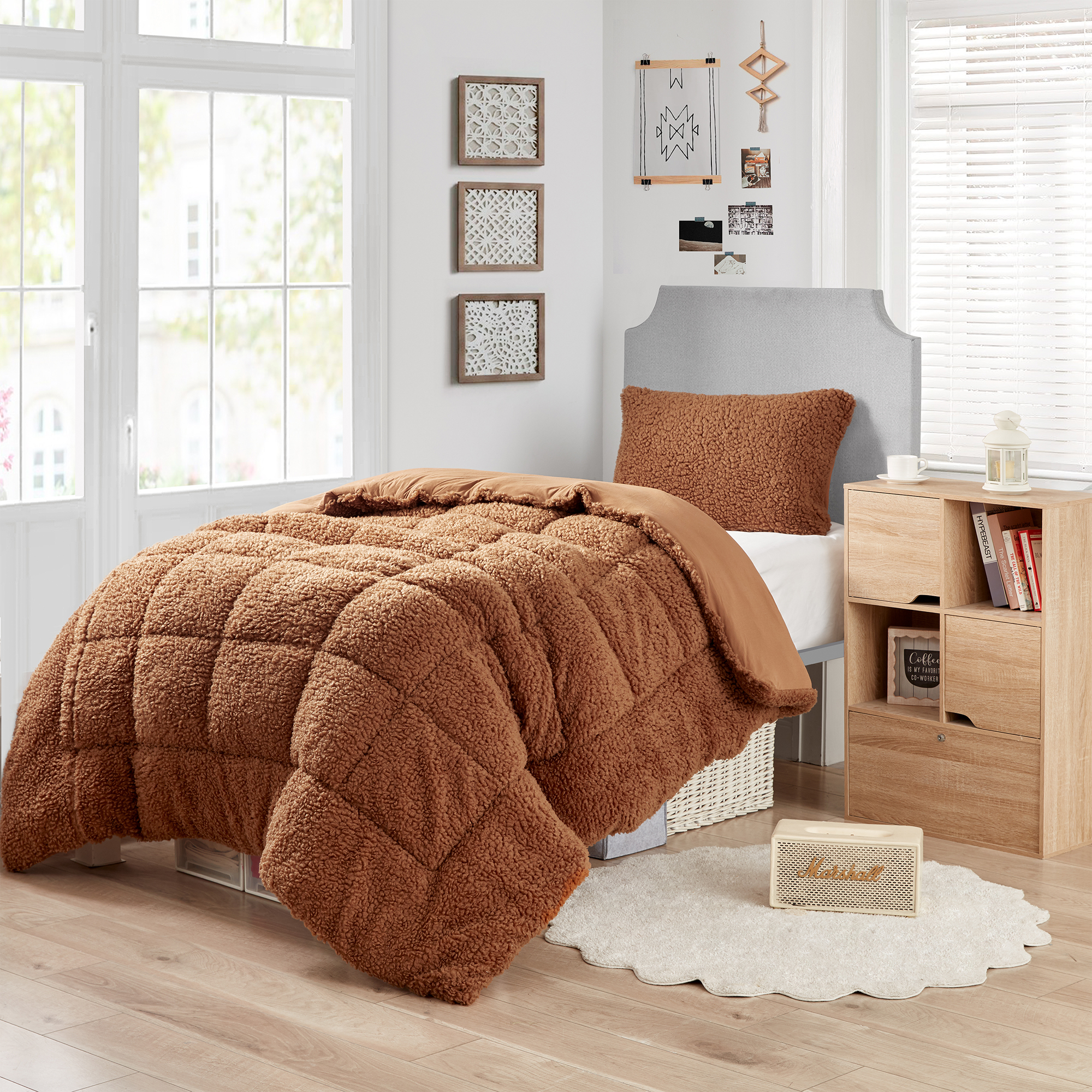 Cotton Candy - Coma Inducer® Twin XL Comforter - Root Beer