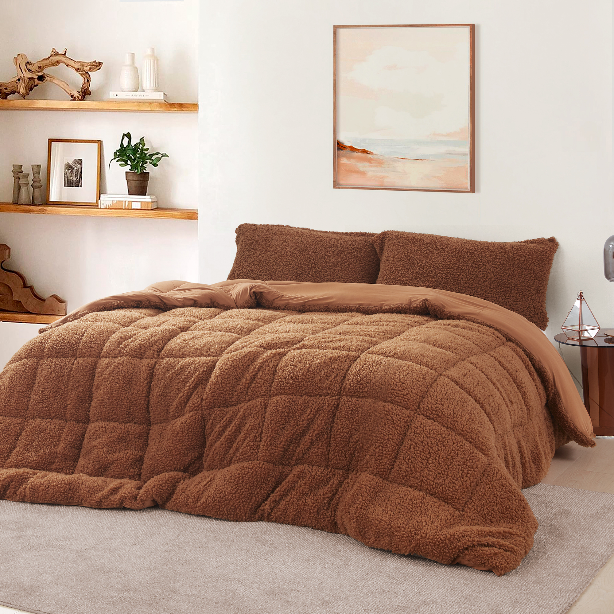 Cotton Candy - Coma Inducer® Full Comforter - Root Beer