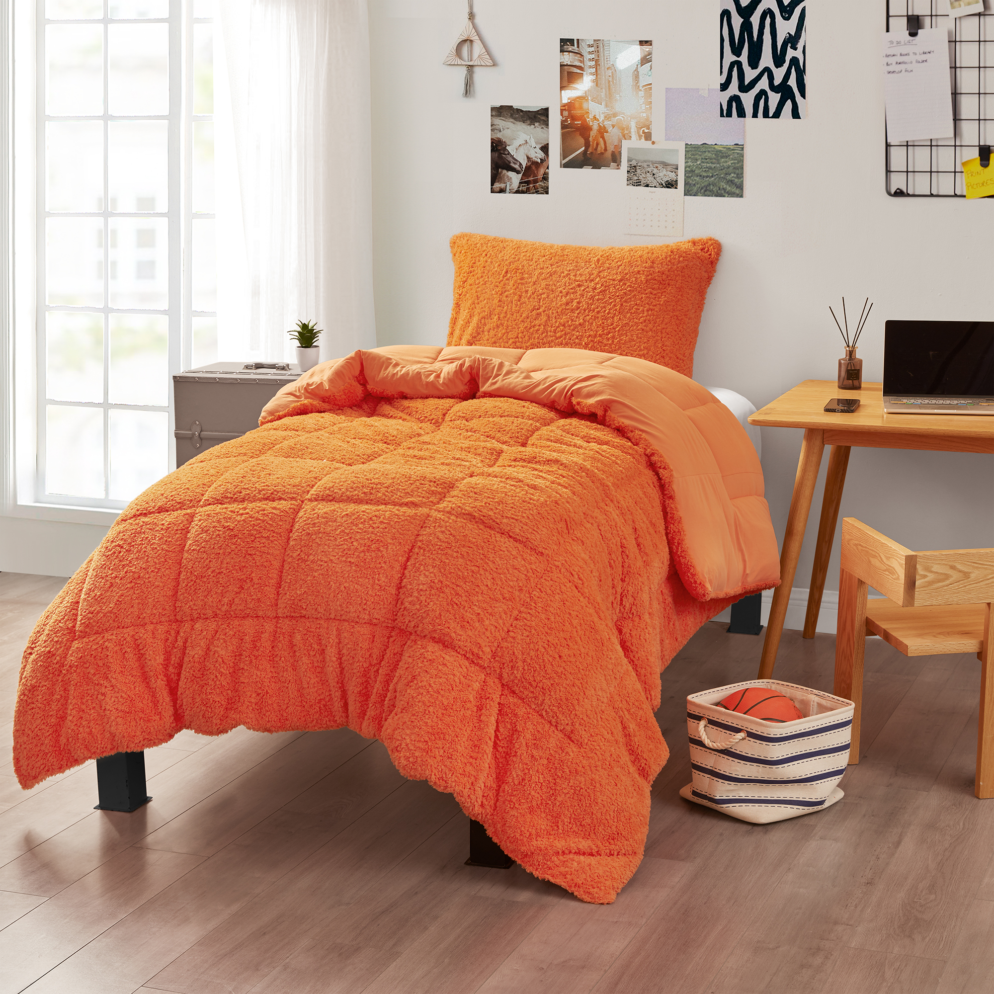 Dreamsicle Creamsicle - Coma Inducer® Twin XL Comforter - Orange Peel
