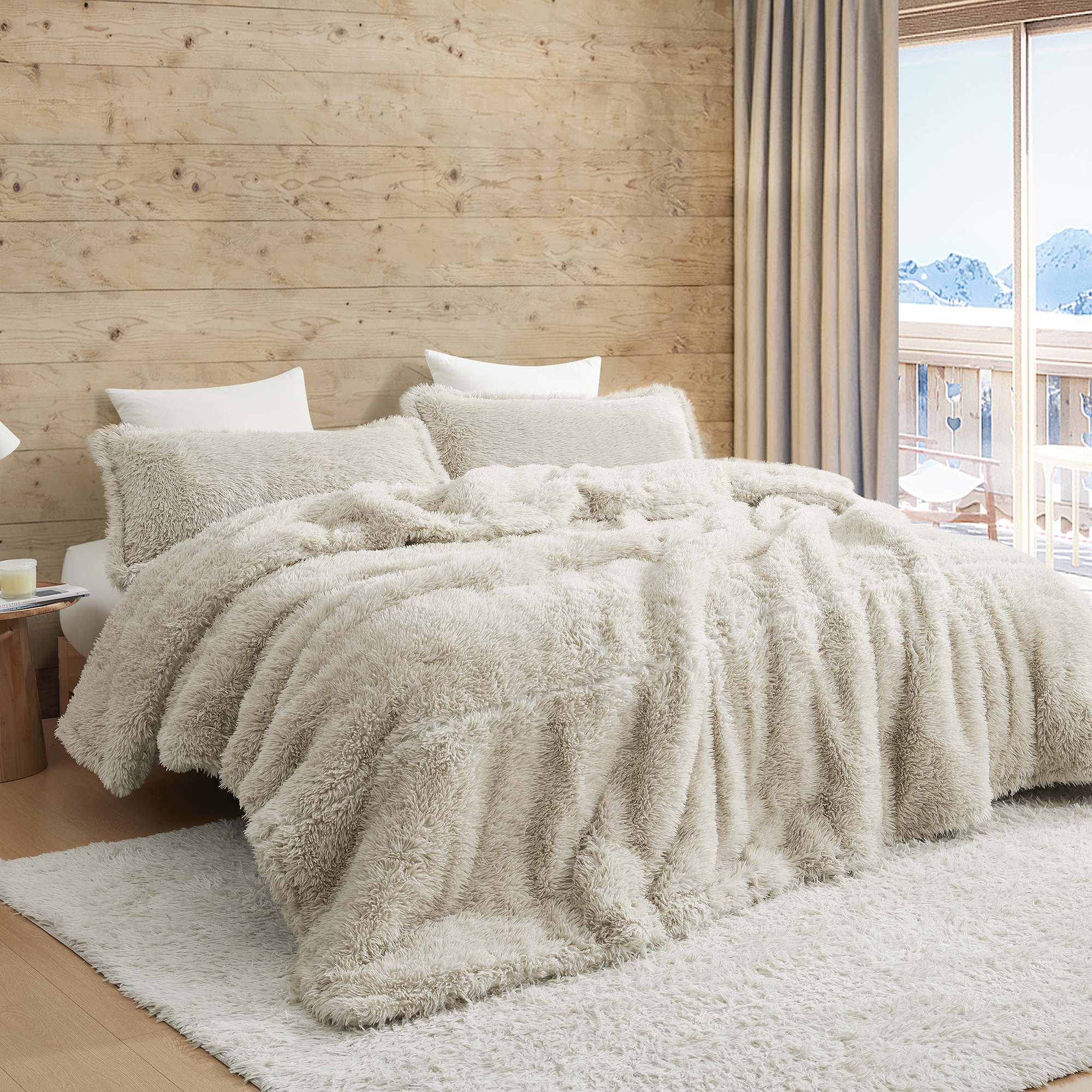 Lion Mane - Coma Inducer® Oversized King Comforter - Creamy White