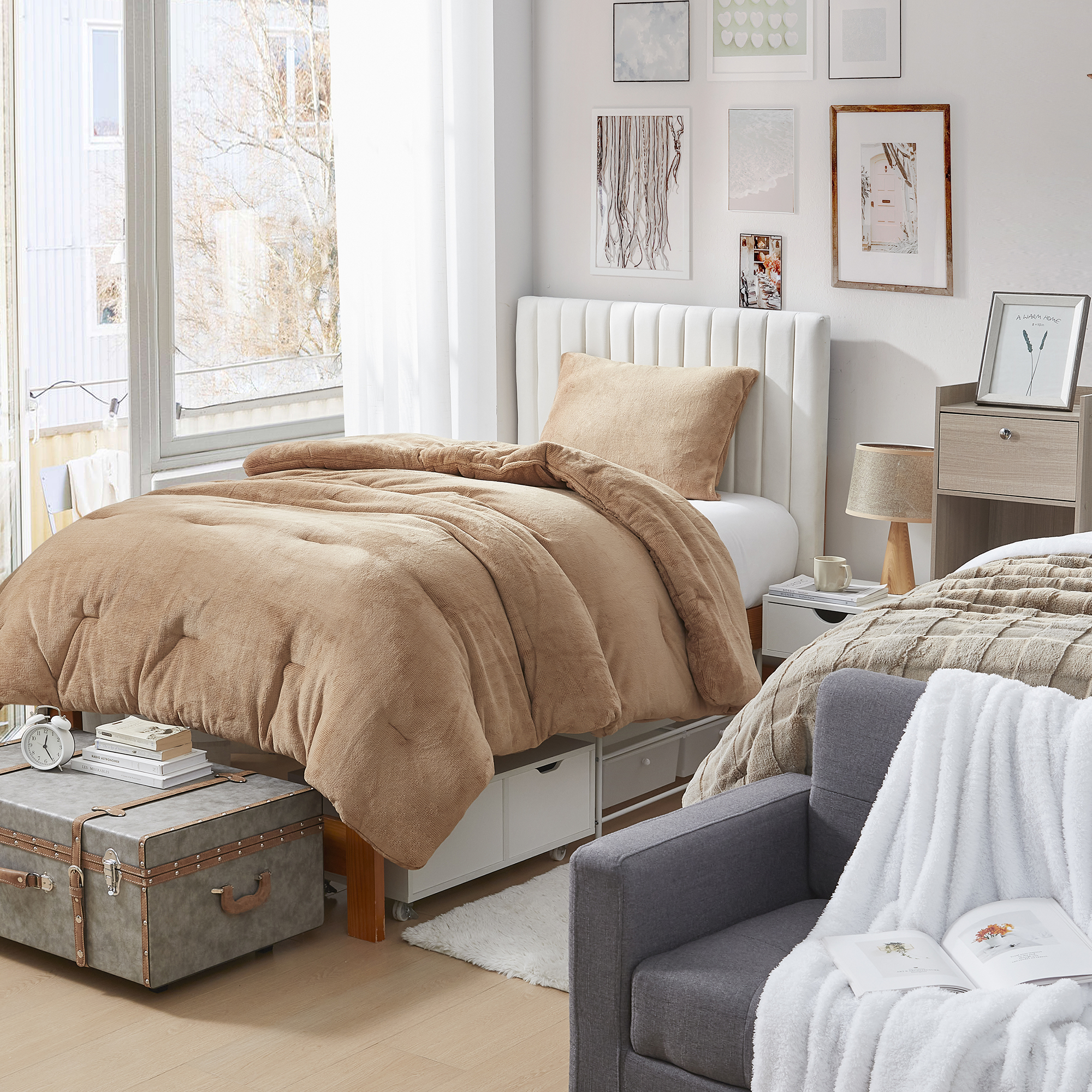 Nashville Ribs - Coma Inducer® Oversized Twin Comforter - Ginger Root