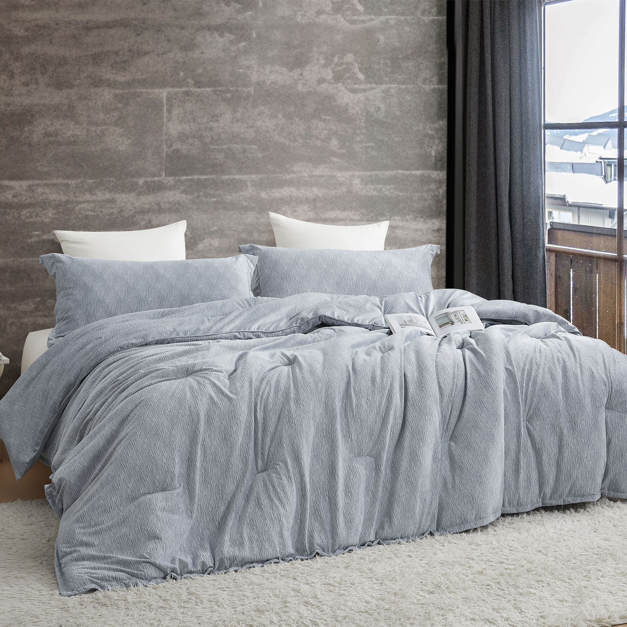Daydreamer - Coma Inducer® Oversized King Comforter - Navy Etch