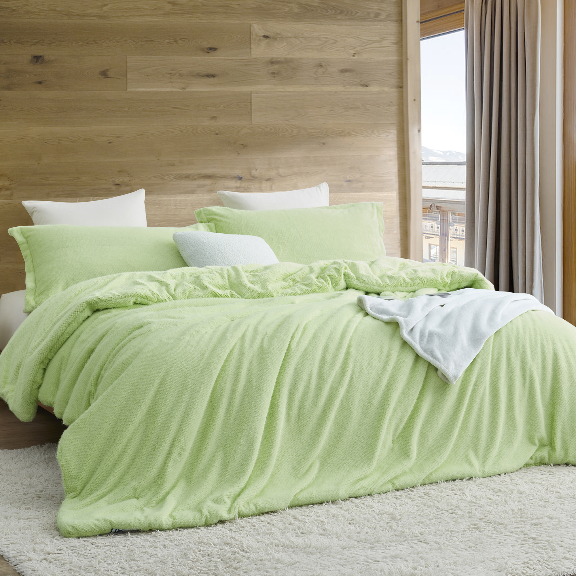 Farm Fresh - Coma Inducer® Oversized King Comforter - Lime Rambutan