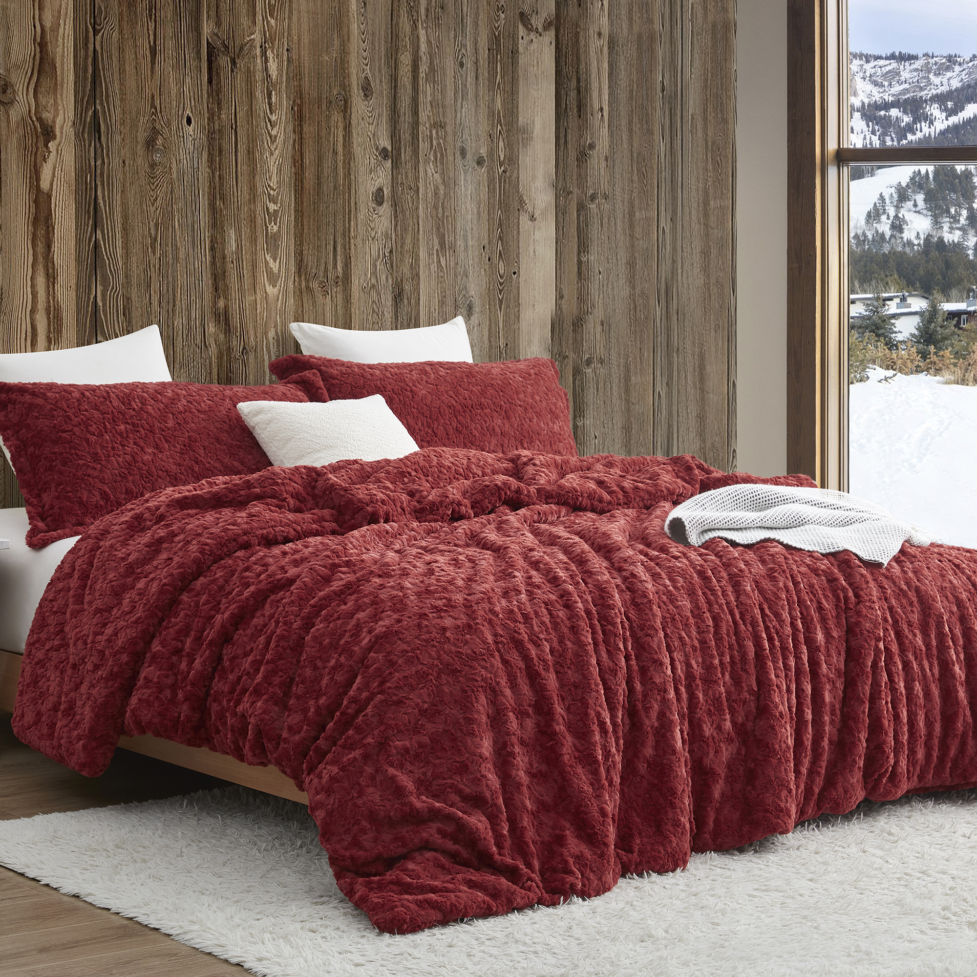 Obsessed - Coma Inducer® Oversized King Comforter - Deepest Red