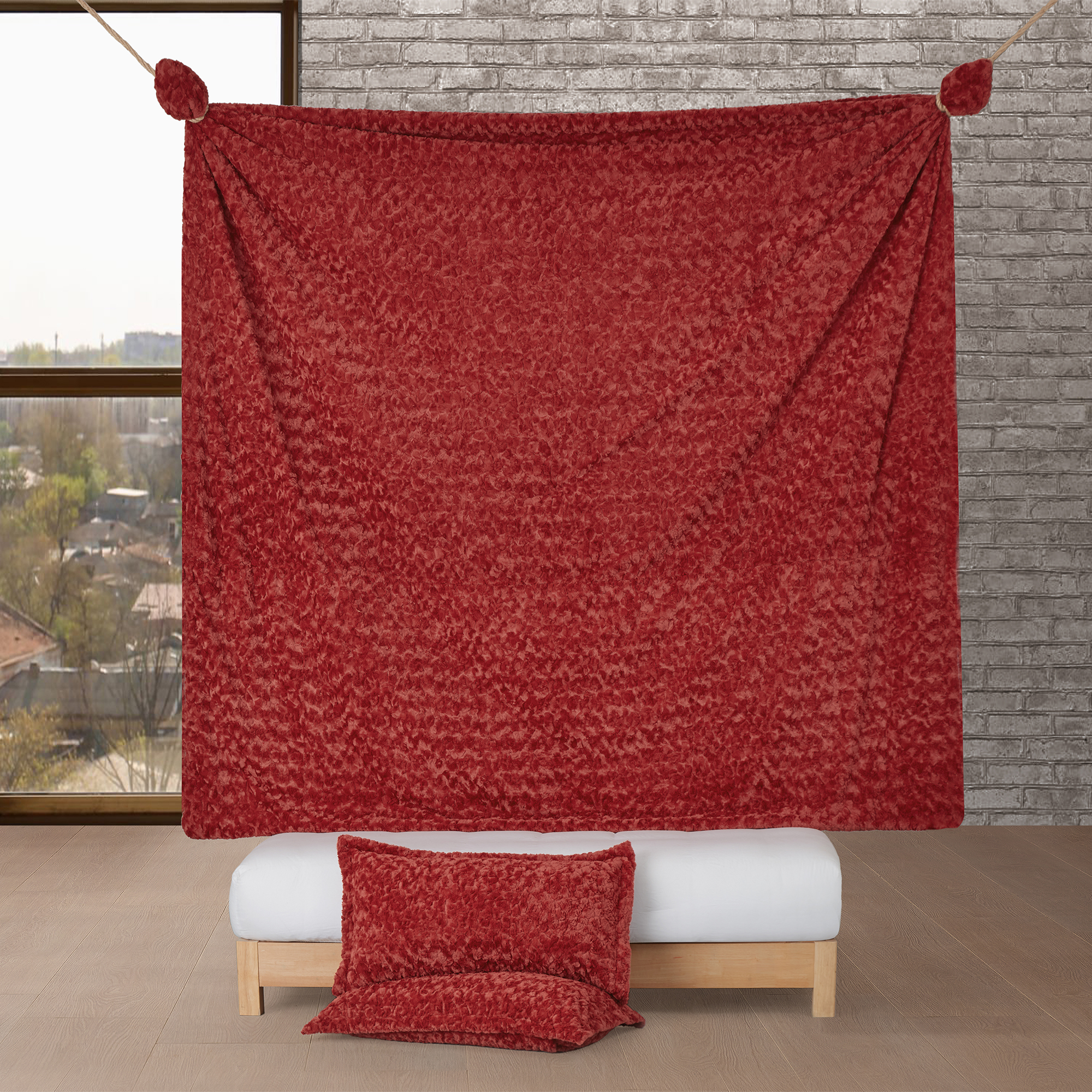 Obsessed - Coma Inducer® Oversized King Comforter - Deepest Red