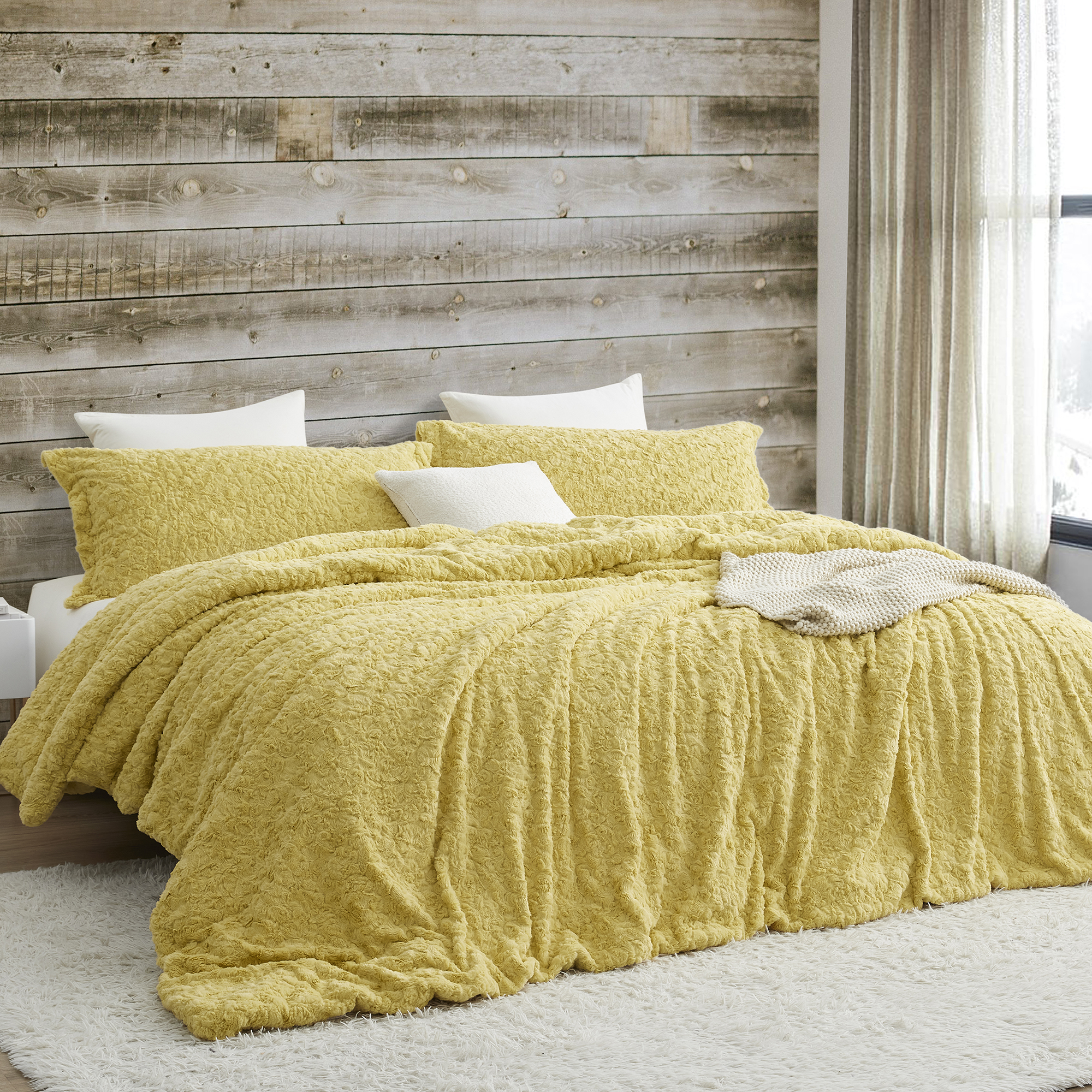 Obsessed - Coma Inducer® Oversized Comforter - Turmeric Yellow