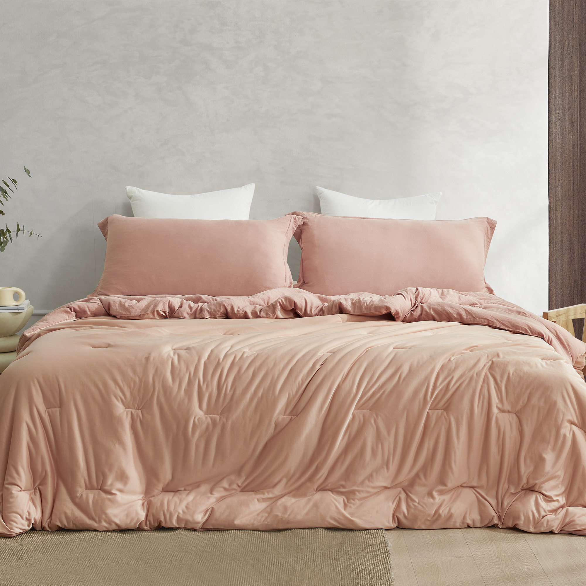 Cooling Coma Inducer Comforter Made with Soft Microfiber and Breathable Nylon Bedding Materials