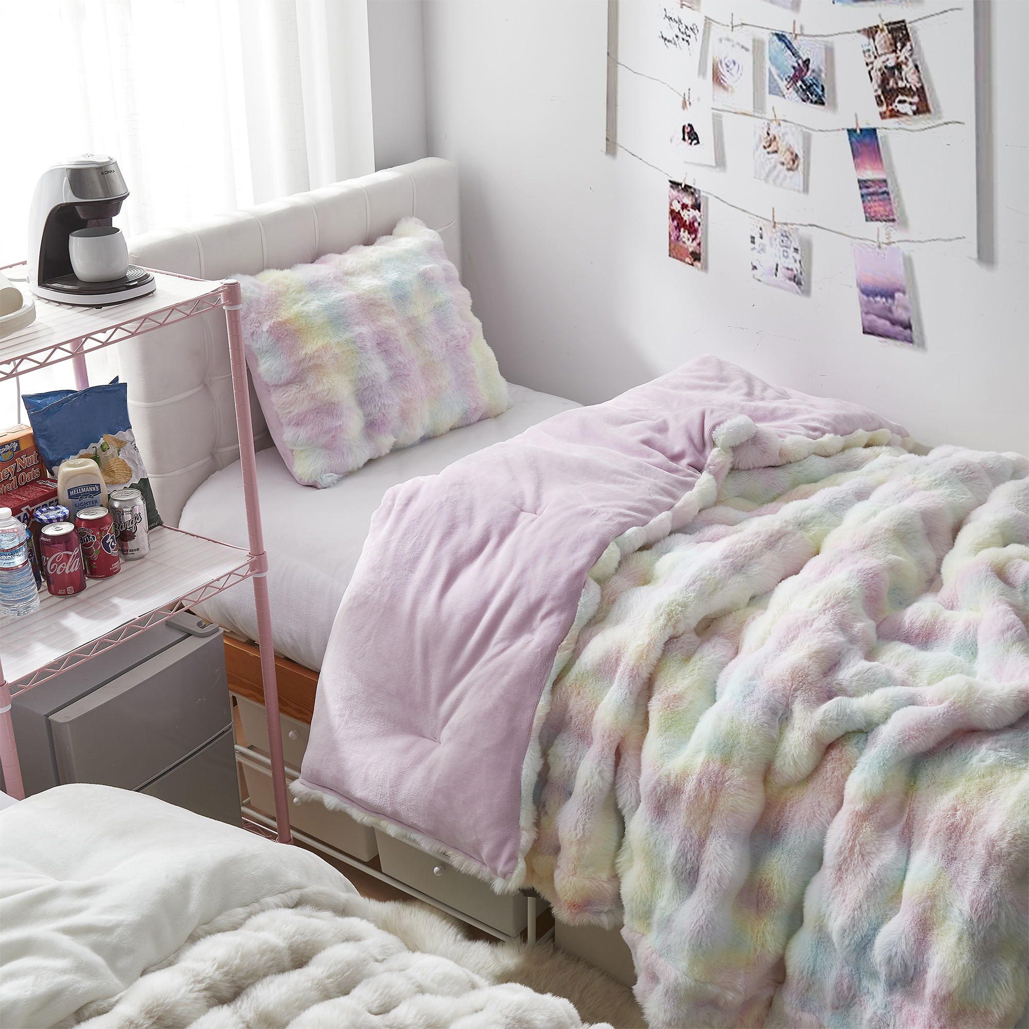 Sherbert Scoops - Coma Inducer® Oversized Twin Comforter - Rainbow Sprinkles