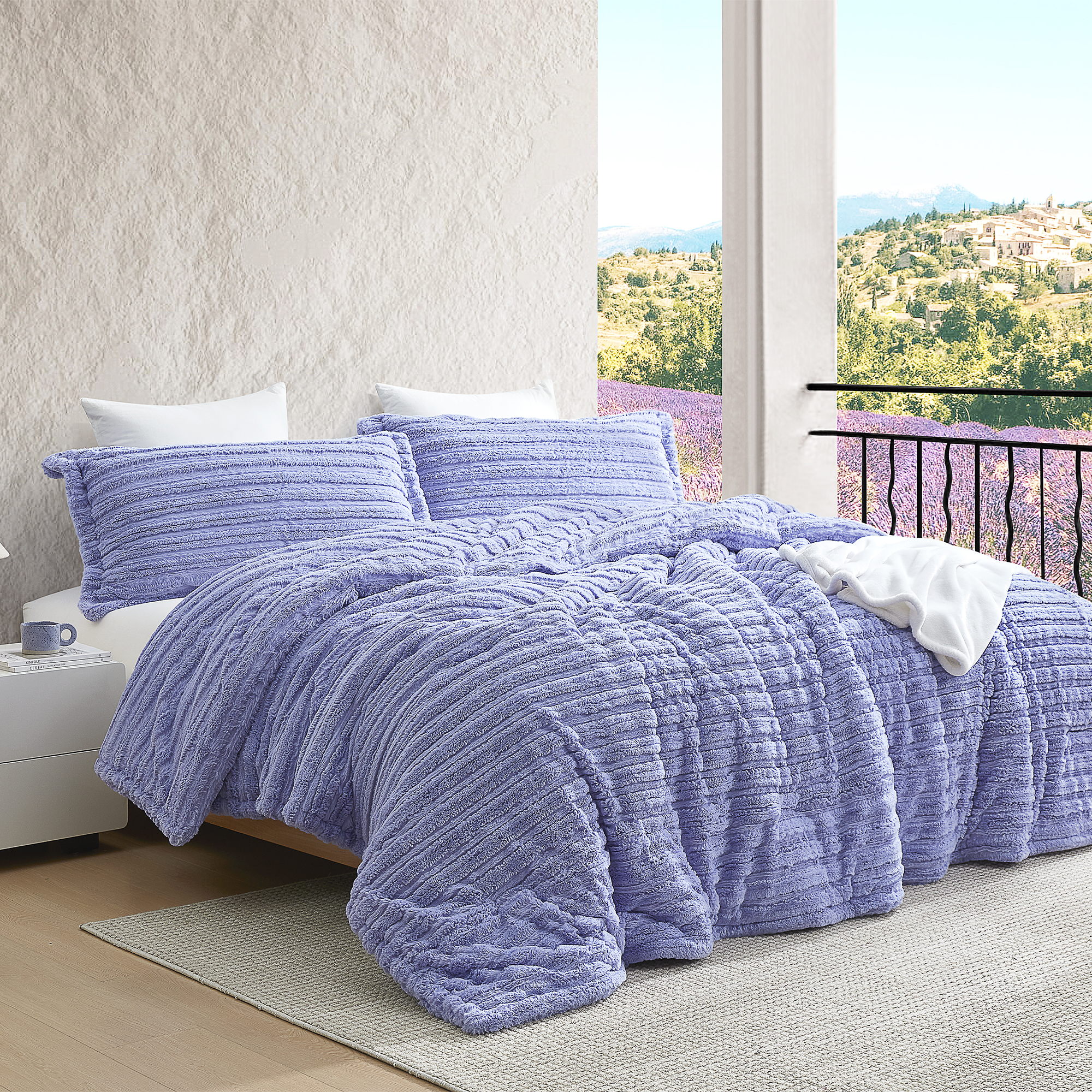 You're Makin Me Plush - Coma Inducer® Oversized King Comforter - Provence Purple