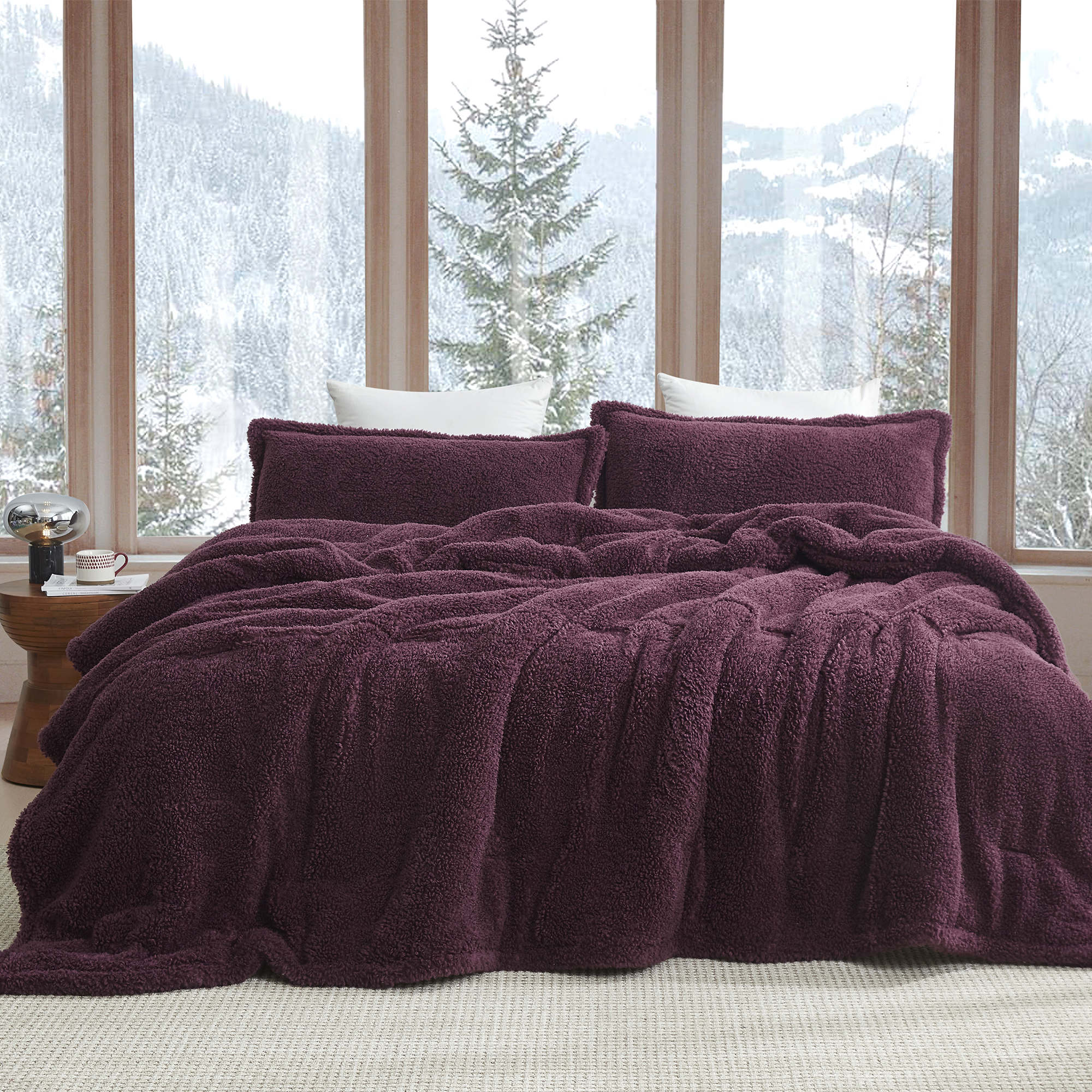 Unfluffin Believable - Coma Inducer® Oversized King Comforter - Burgundy
