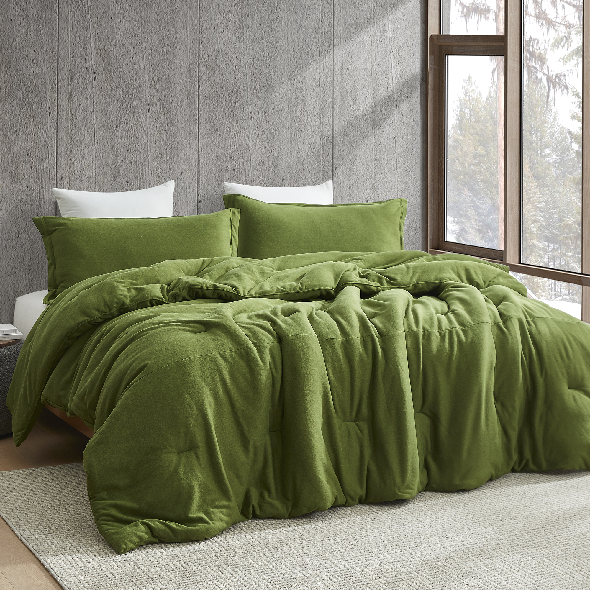 My Favorite Sweatshirt - Coma Inducer® Oversized King Comforter - Cedar Green