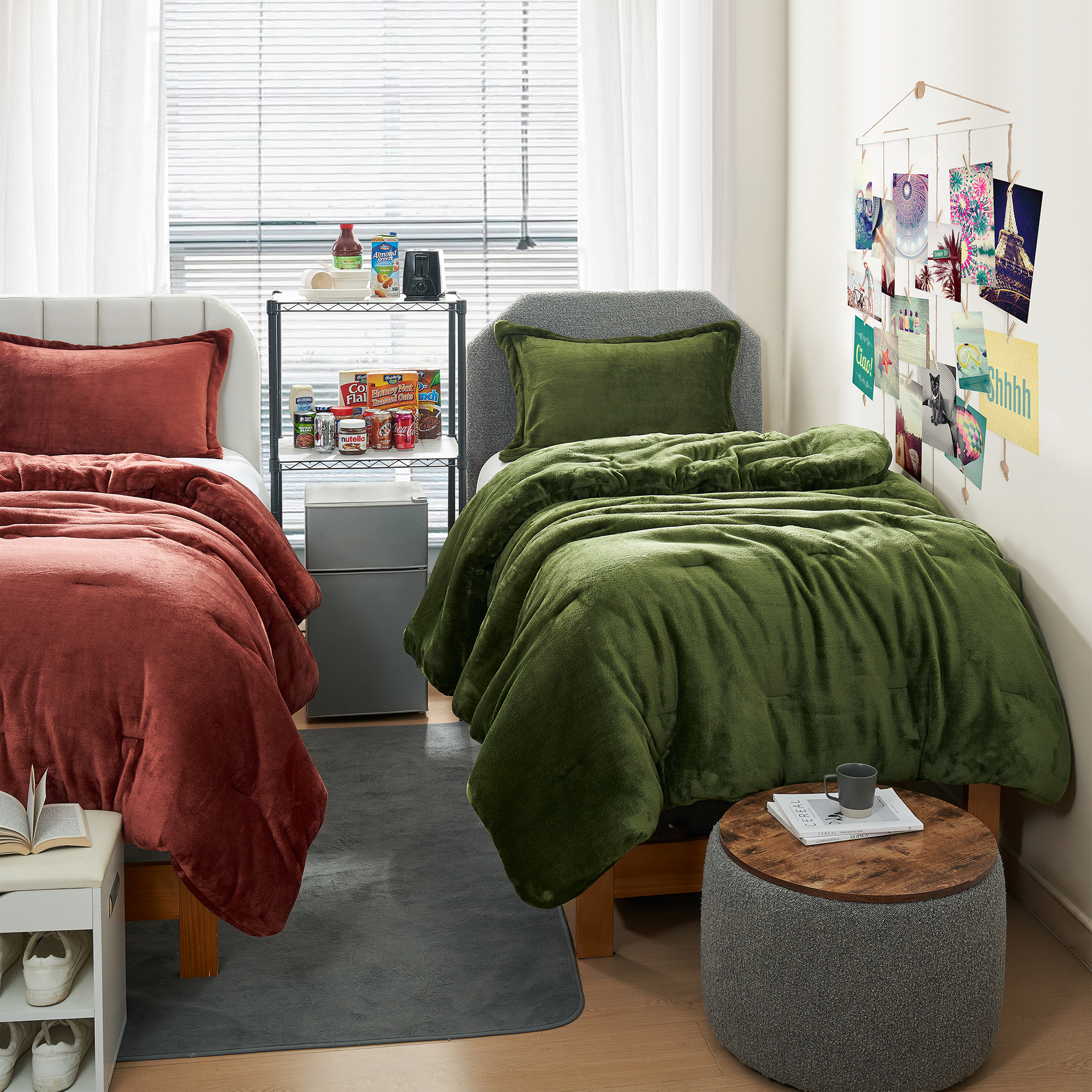 Coma Inducer® Oversized Twin Comforter - Me Sooo Comfy - Pesto