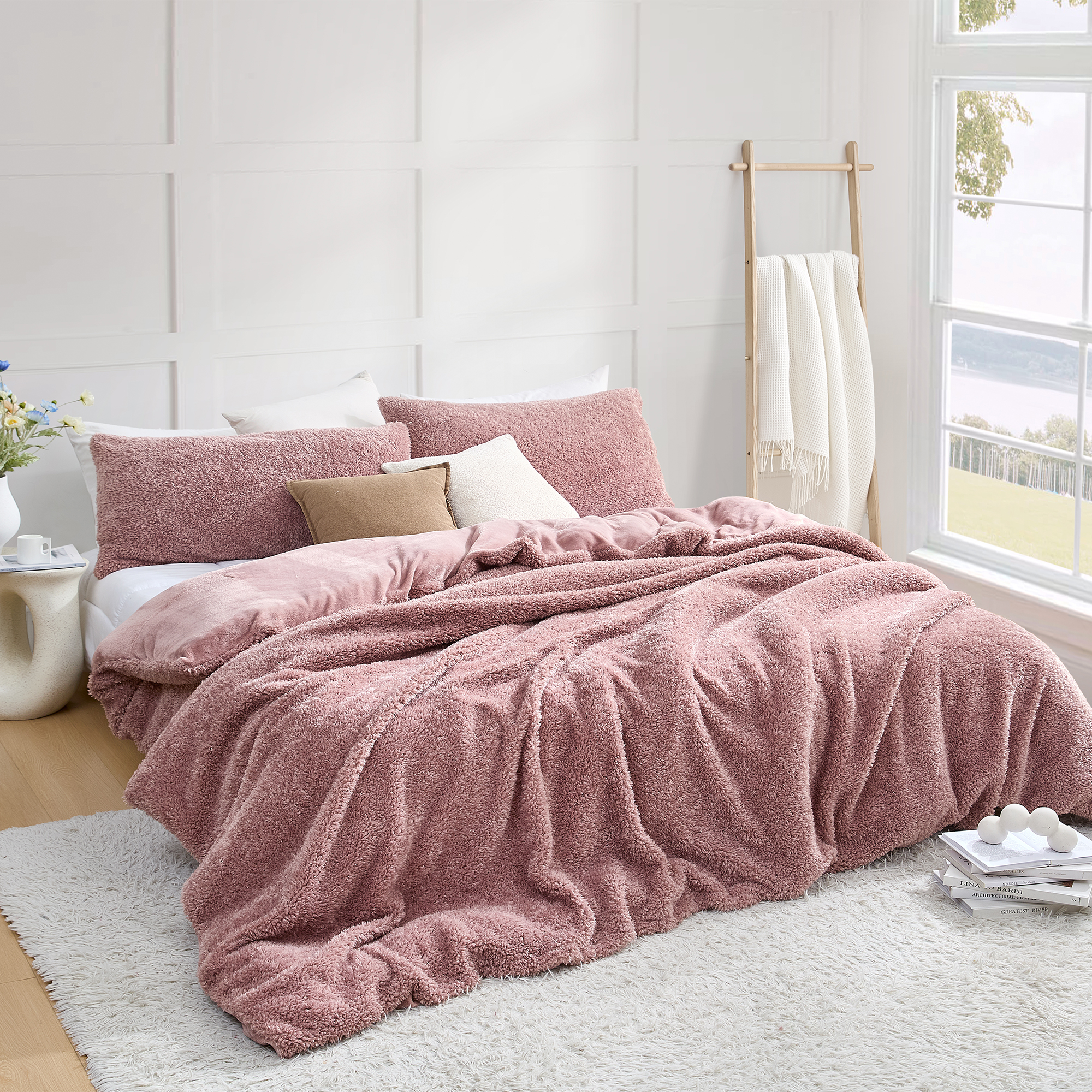 Oh Em Gee - Coma Inducer Oversized Queen Duvet Cover - Purply Rose