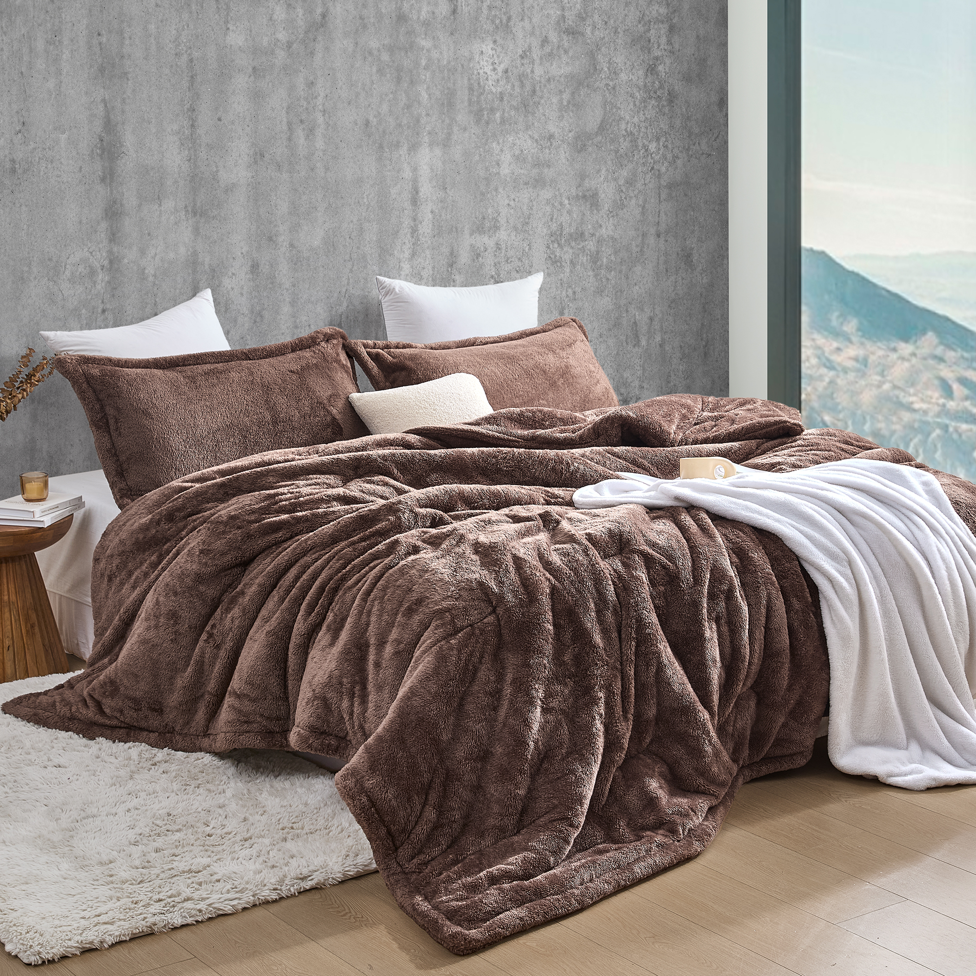 Coma Inducer® Oversized Full Comforter - The Original Plush - Pine Bark