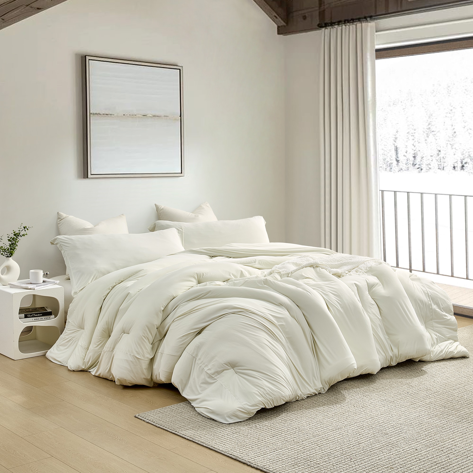 Look At This Thicky - Coma Inducer® Oversized King Comforter - Standard Thicky - Creamy Elephant
