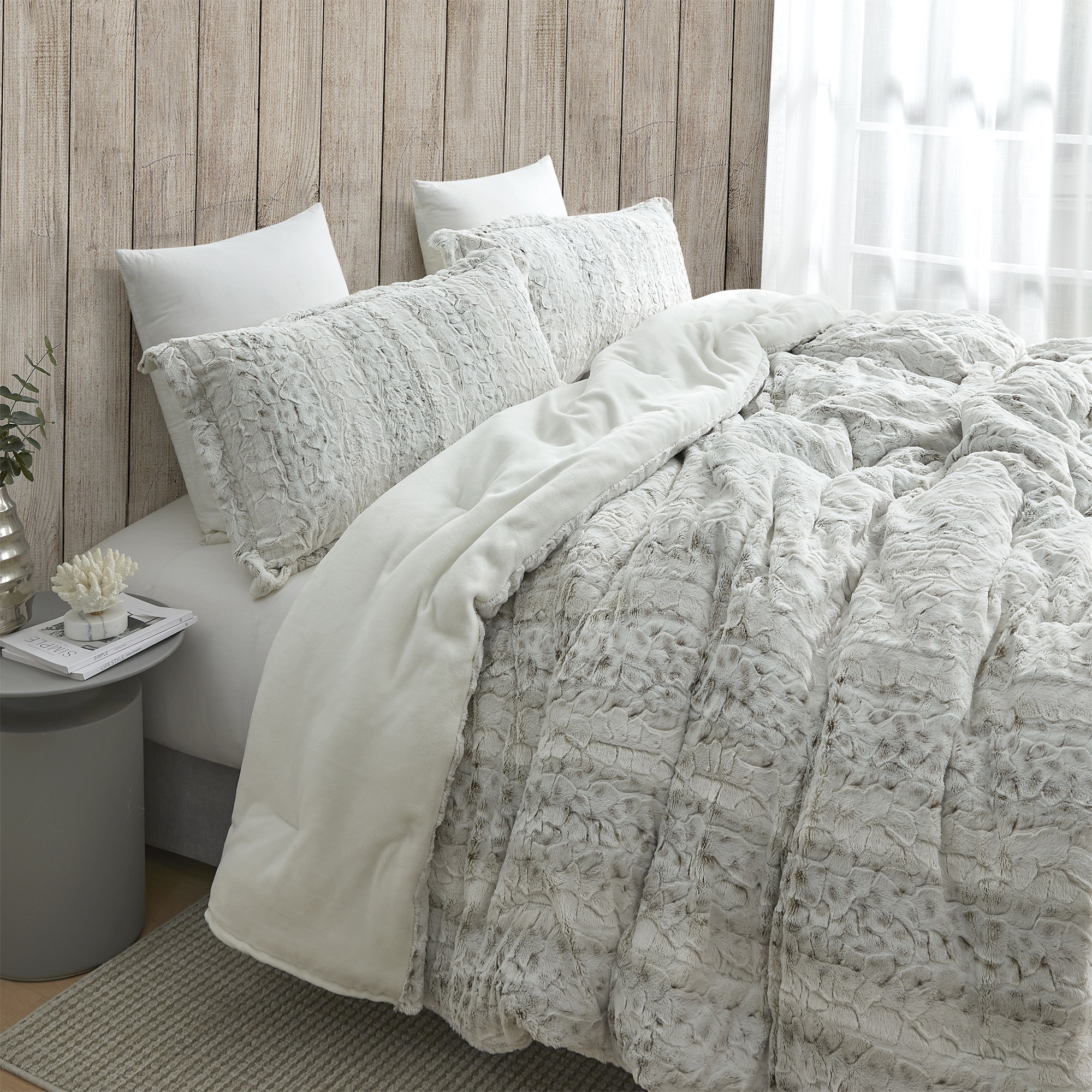 Snow Leopard - Coma Inducer® Alaskan King Comforter Set