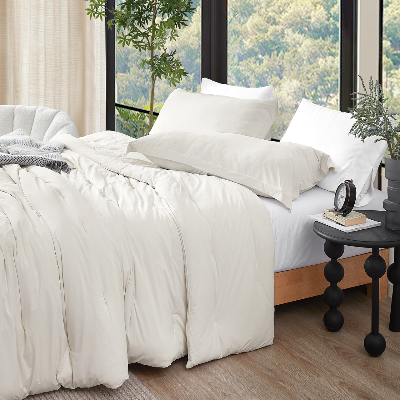 Cool It Bae - Coma Inducer® Alaskan King Comforter Set - Frosty Taupe