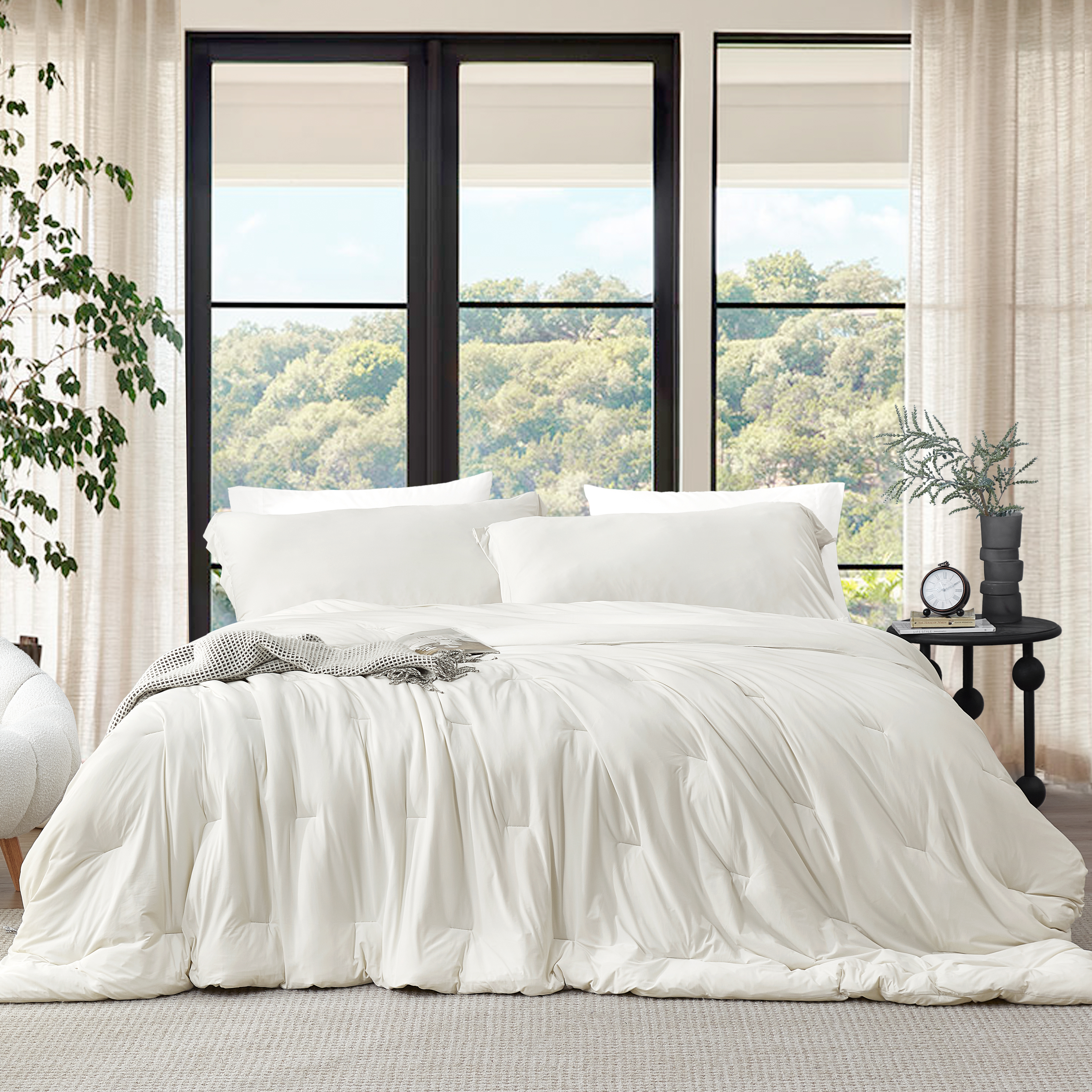 Cool It Bae - Coma Inducer® Alaskan King Comforter Set - Frosty Taupe
