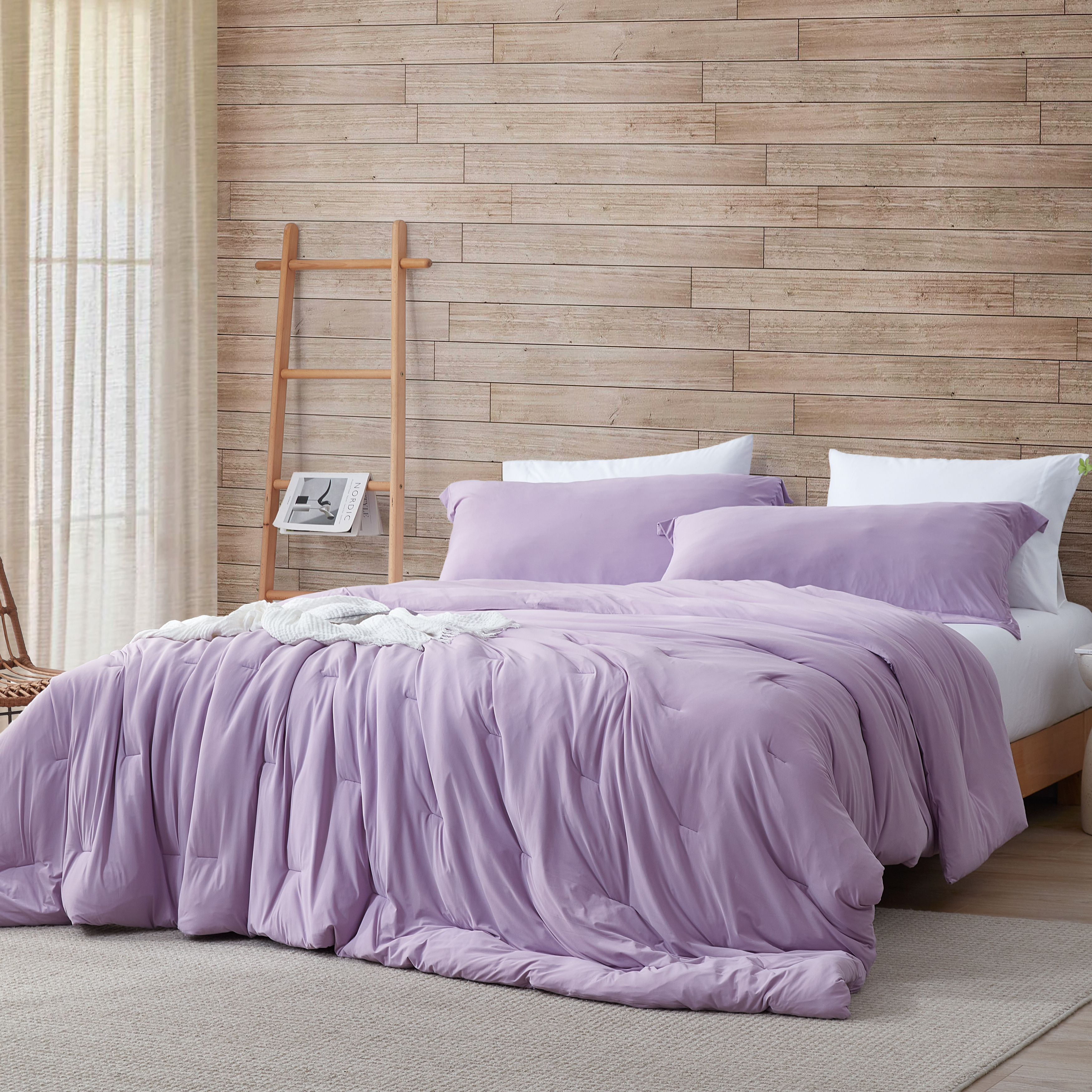 Cool It Bae - Coma Inducer® Alaskan King Comforter Set - Quiet Violet