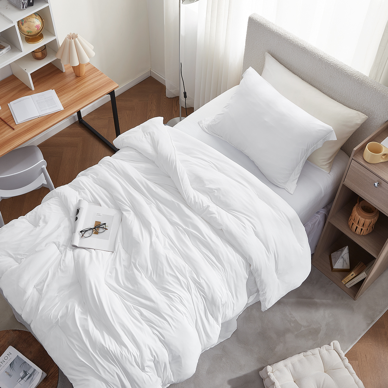 Cool It Bae - Coma Inducer® Twin XL Comforter Set - White