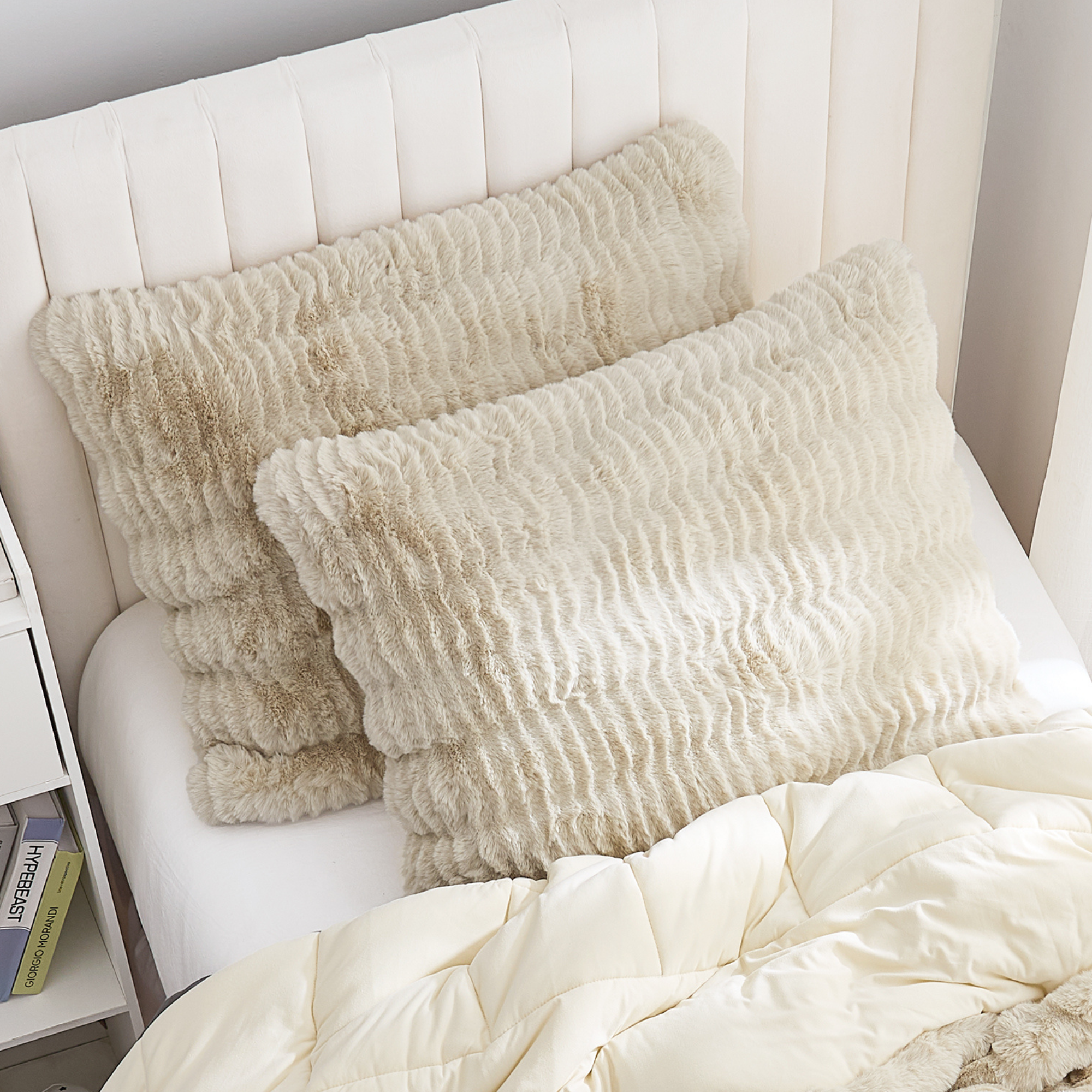 Chunky Bunny Peak of Cozy - Coma Inducer® King Sham (2-Pack) - Natural Beige