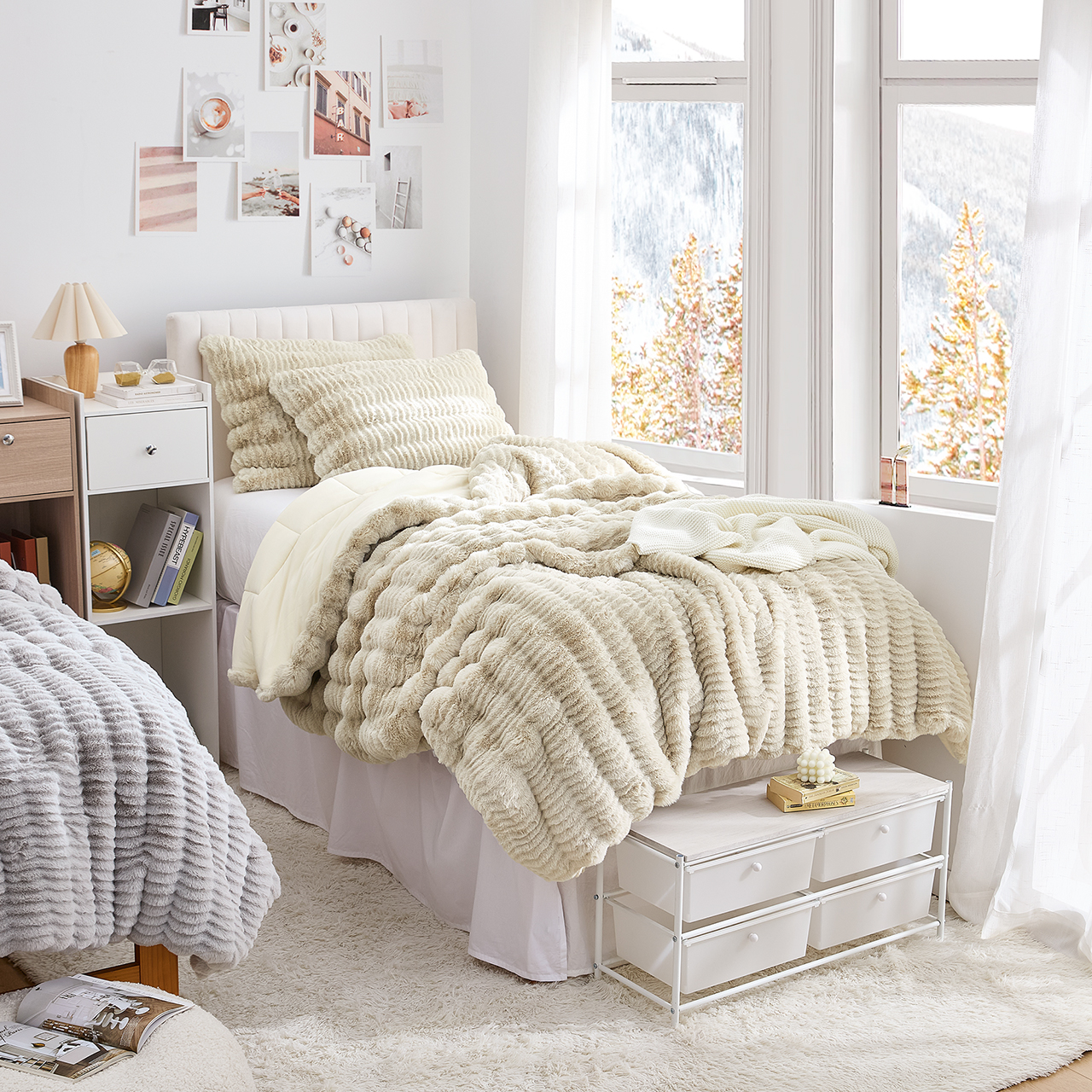 Chunky Bunny Peak of Cozy - Coma Inducer® Twin XL Comforter - Natural Beige