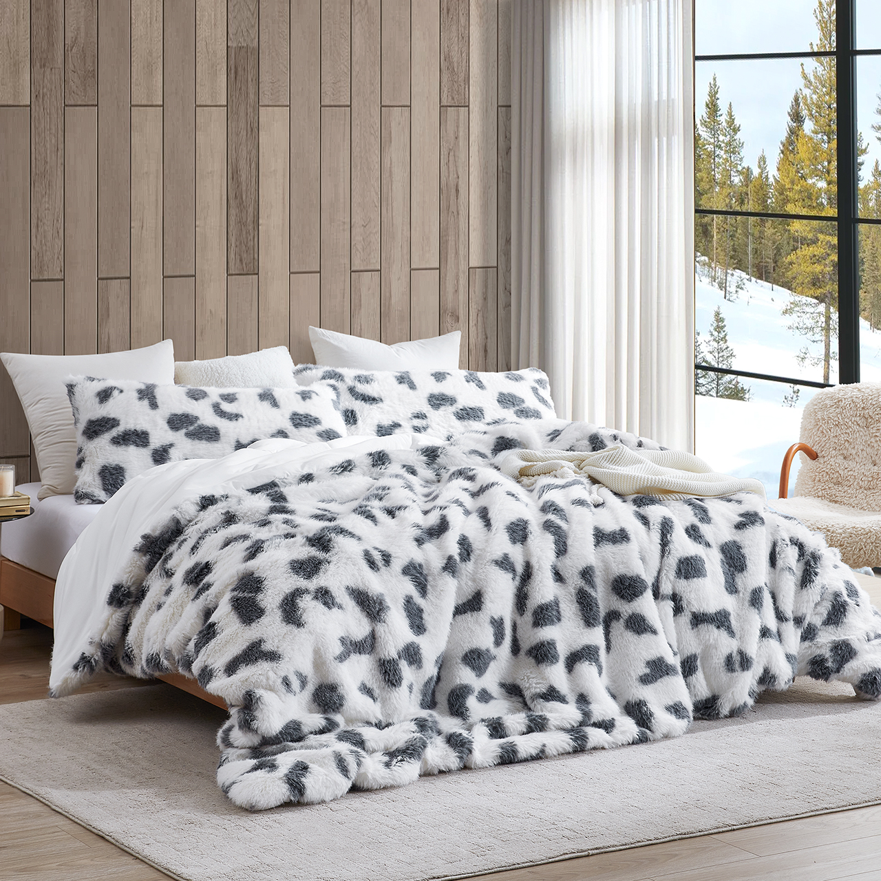 Highland - Coma Inducer® Oversized King Comforter - Purply Gray