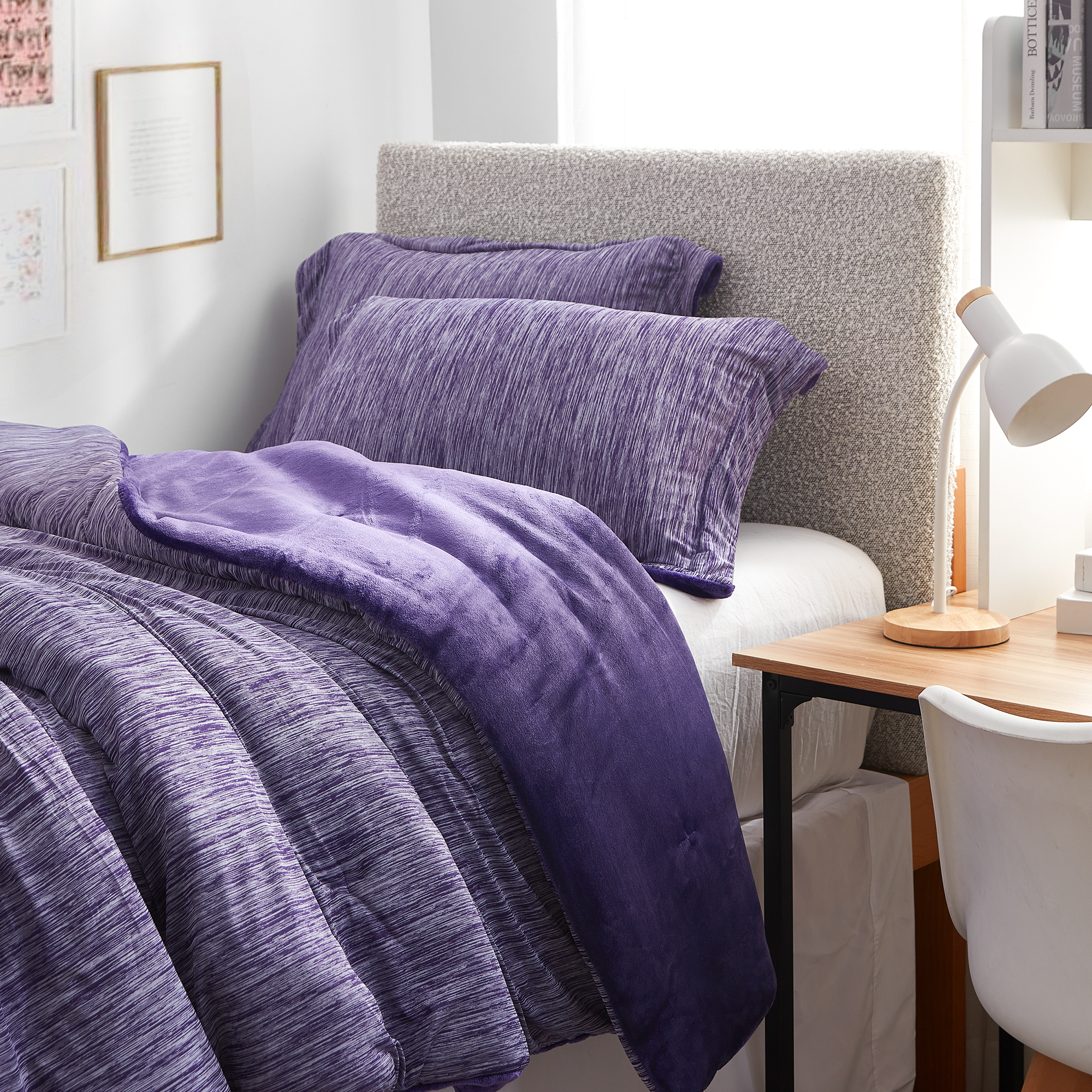 Some Like it Hot - Some Like it Cold - Coma Inducer® Twin XL Comforter Set - Violet Prism
