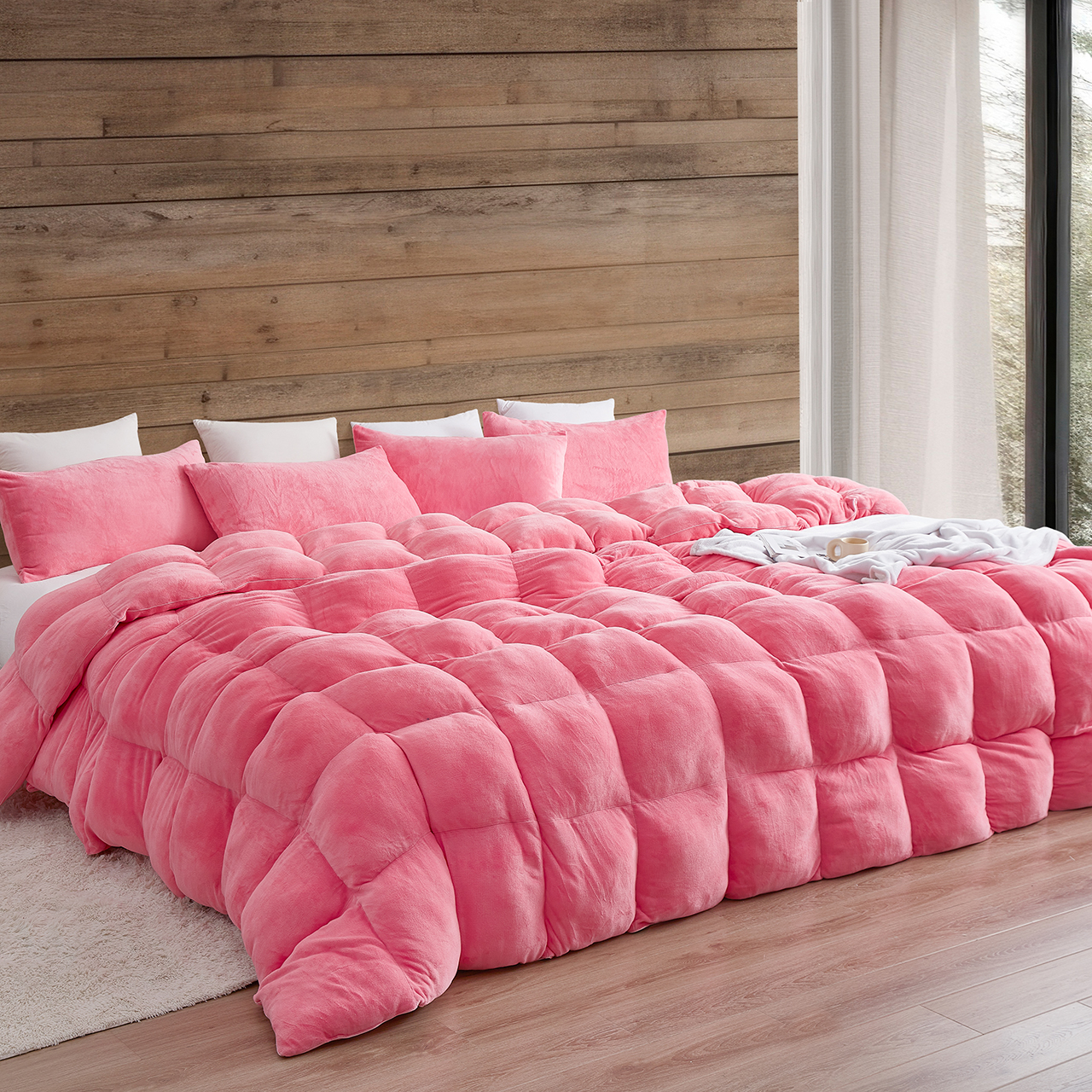 Dam Boi He Thick - Coma Inducer® Alaskan King Comforter Set - Pink Lemonade