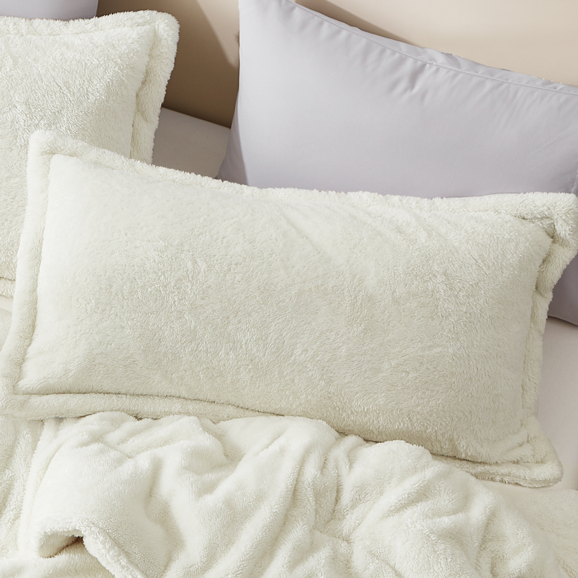 Coma Inducer® King Sham - The Original Plush - Stalactite Cream