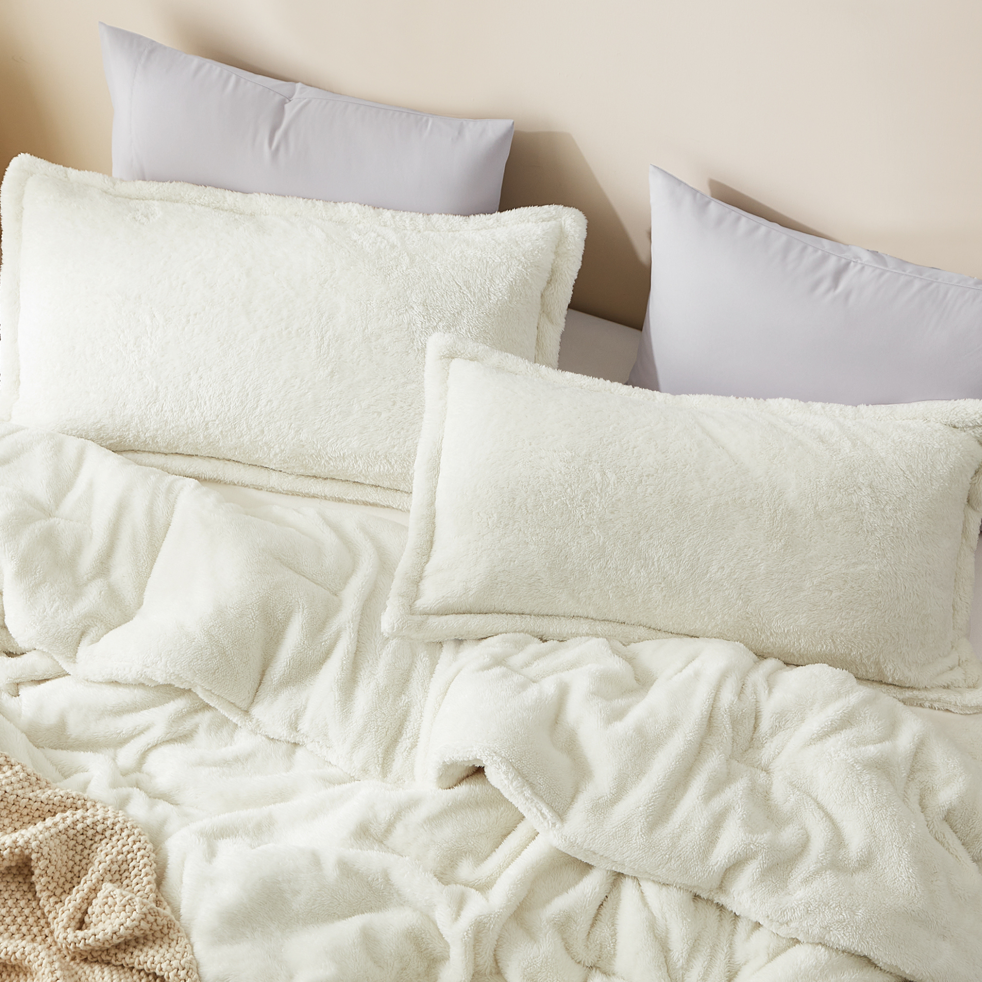 (2) Coma Inducer® King Shams - The Original Plush - Stalactite Cream