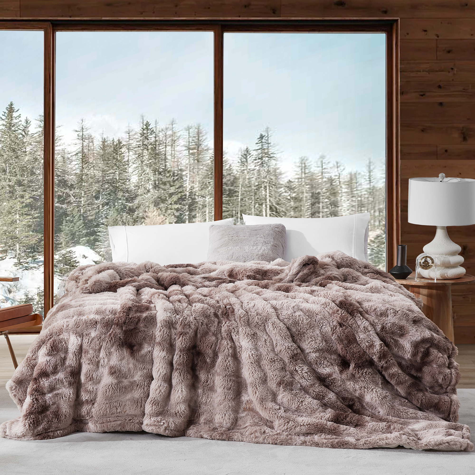 Snowball Chunky Bunny® - Coma Inducer® Blanket - Wisdom Brown