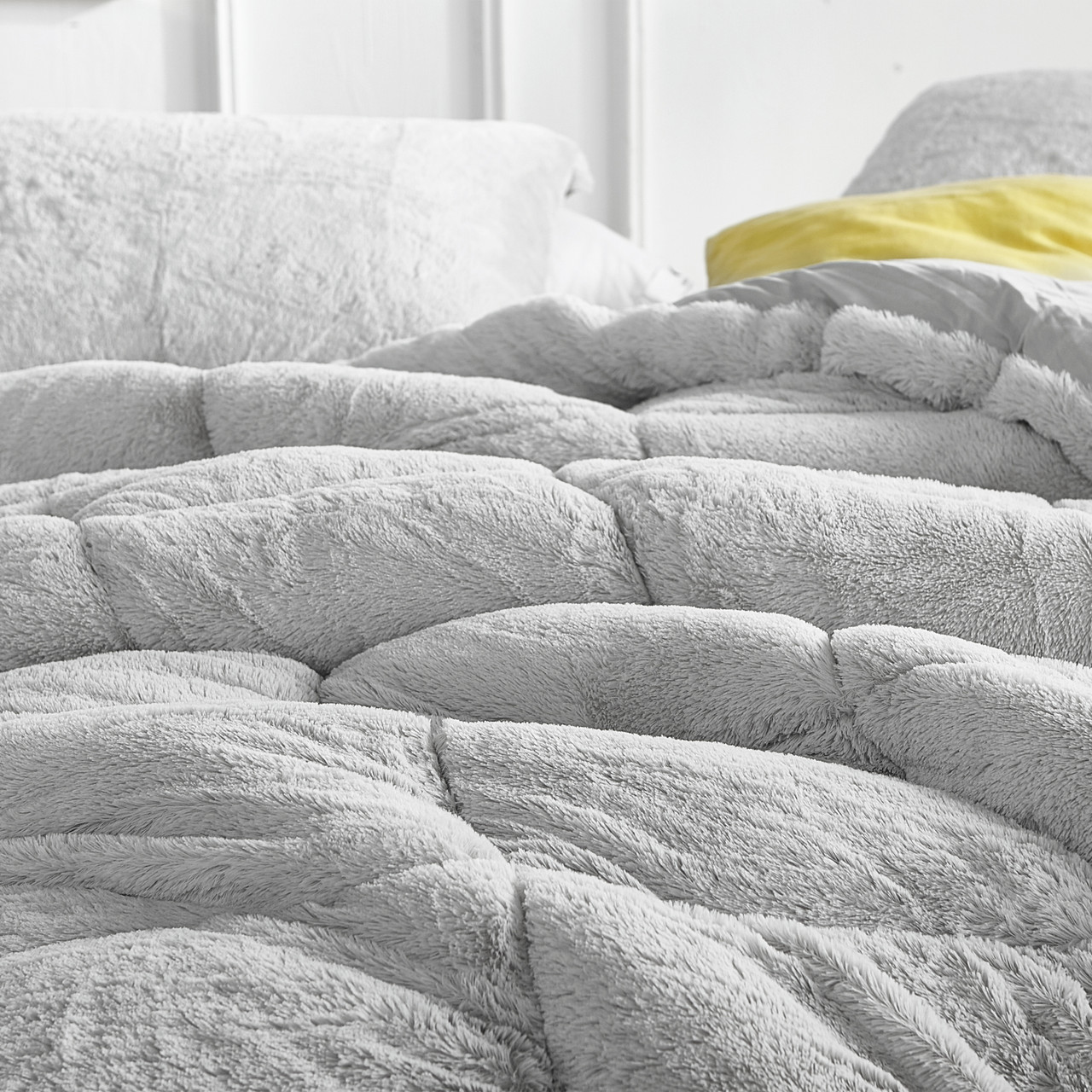 Are You Kidding Bare - Coma Inducer® King Comforter - Antarctica Gray