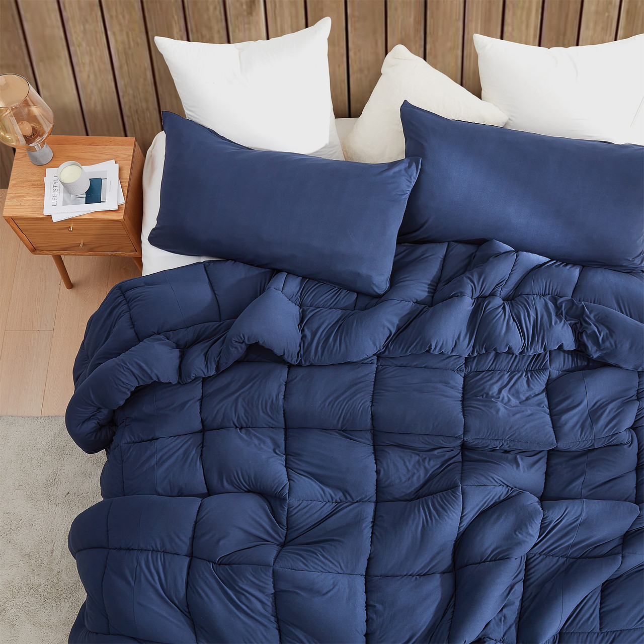 Summertime - Coma Inducer® Oversized King Comforter - Blue Navy