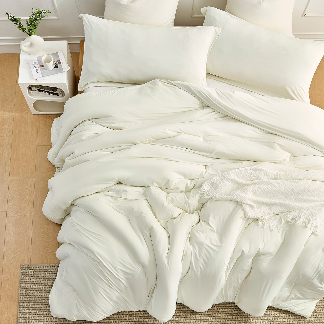 Look At This Thicky® - Coma Inducer® Alaskan King Comforter - Standard Thicky - Creamy Elephant