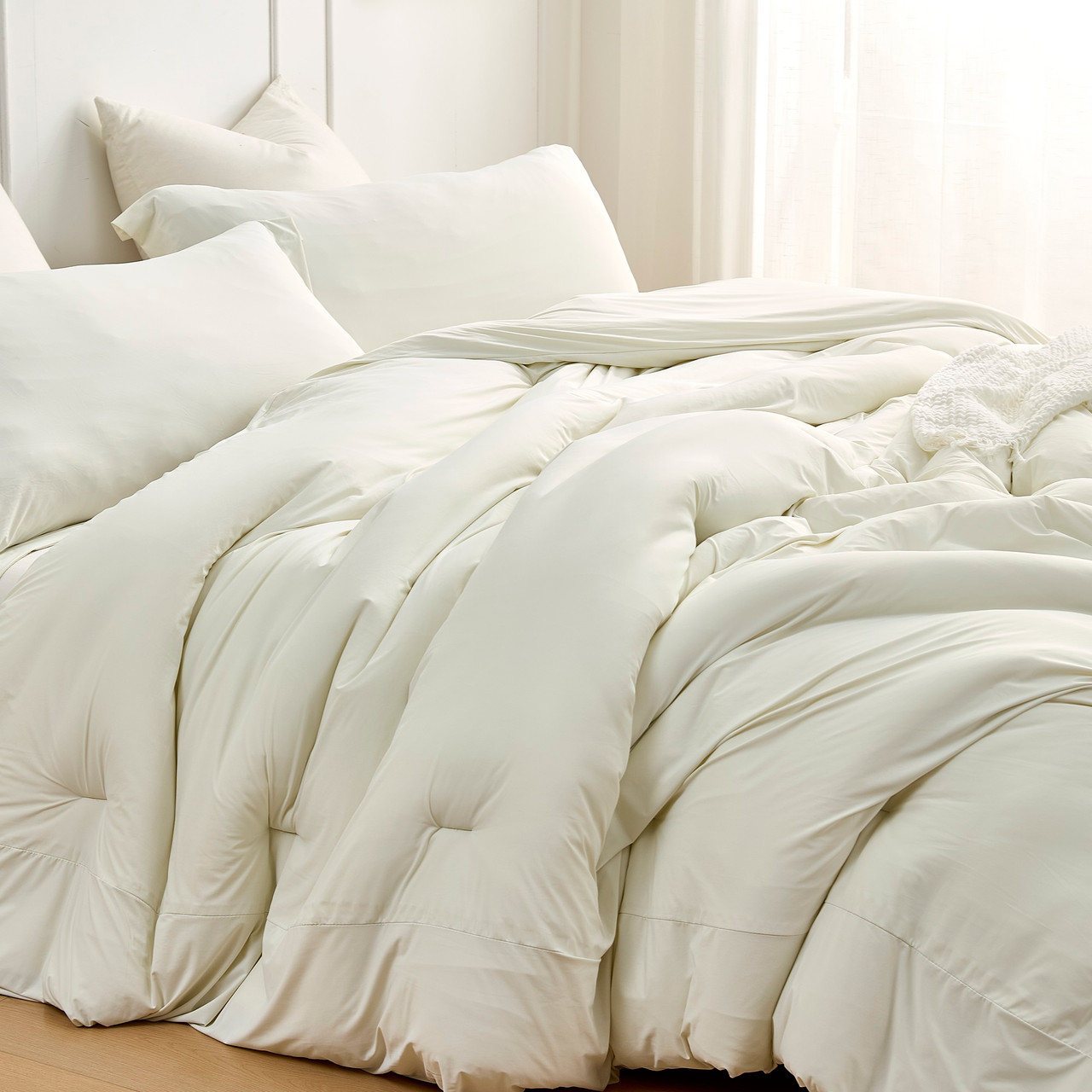 Look At This Thicky® - Coma Inducer® Alaskan King Comforter - Standard Thicky - Creamy Elephant