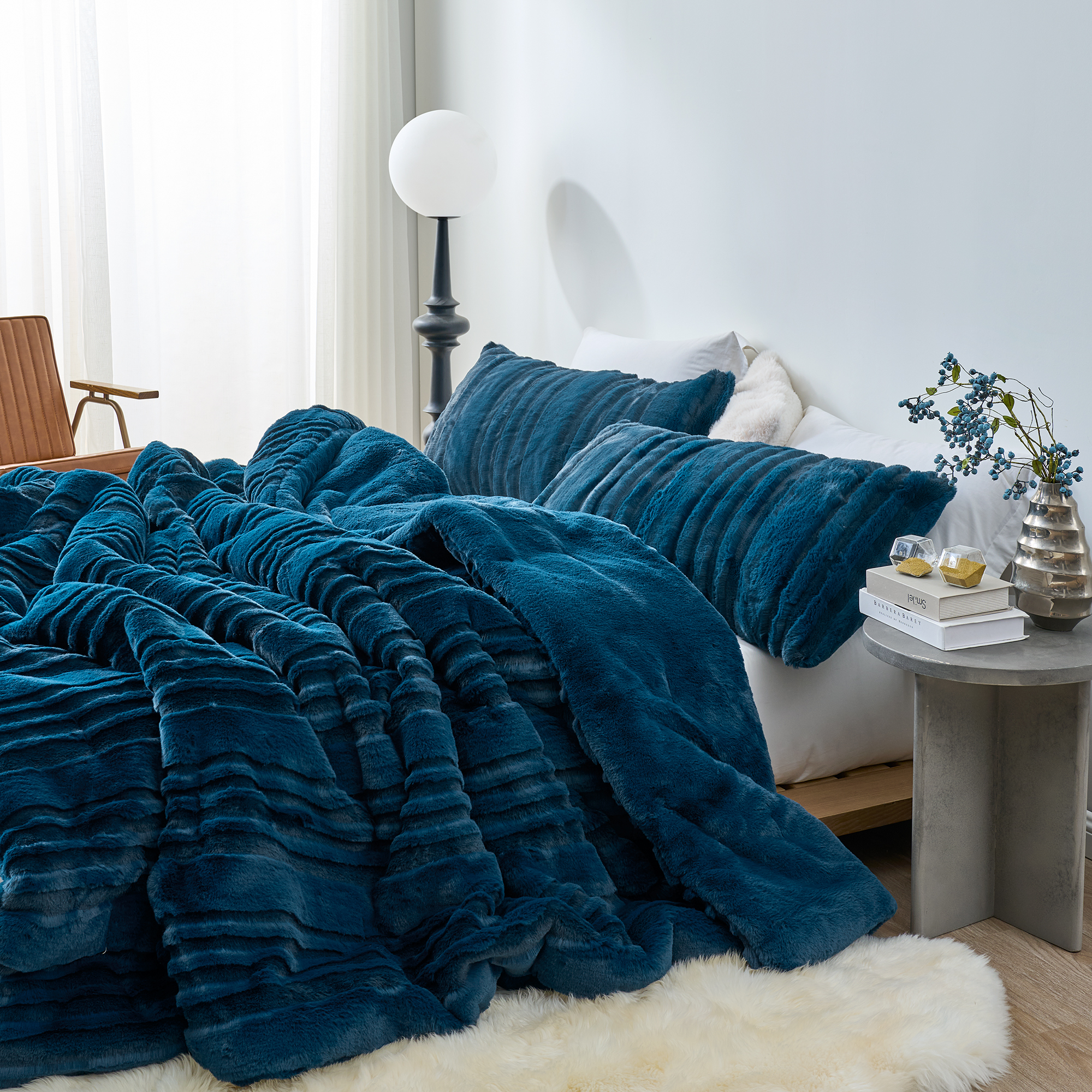 Chunky Bunny® Freezin Waters - Coma Inducer® Oversized Queen Comforter Set - Nightfall Navy