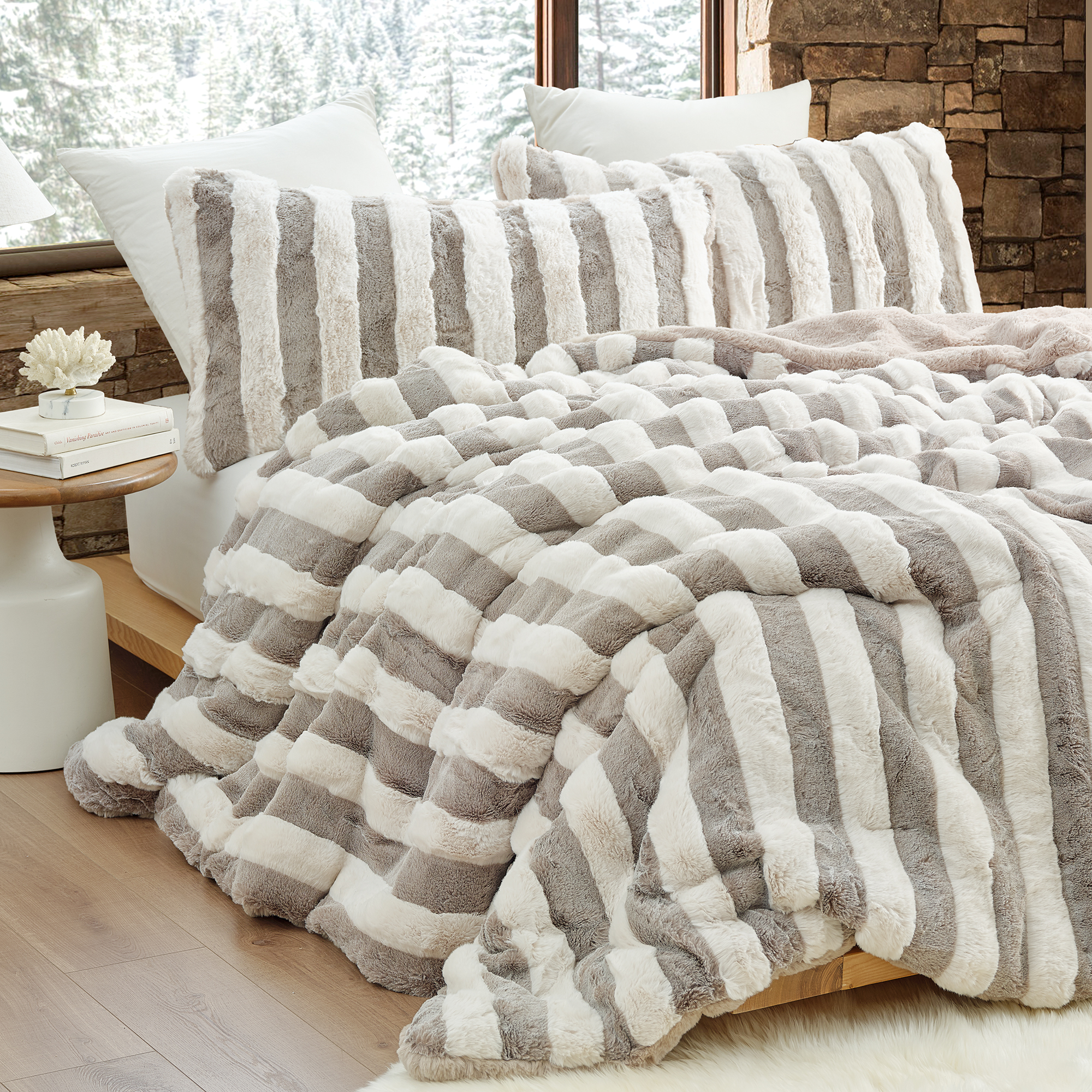 Chunkiest Chunky Bunny® Freezin Waters - Coma Inducer® Oversized Comforter Set - Lush Brown