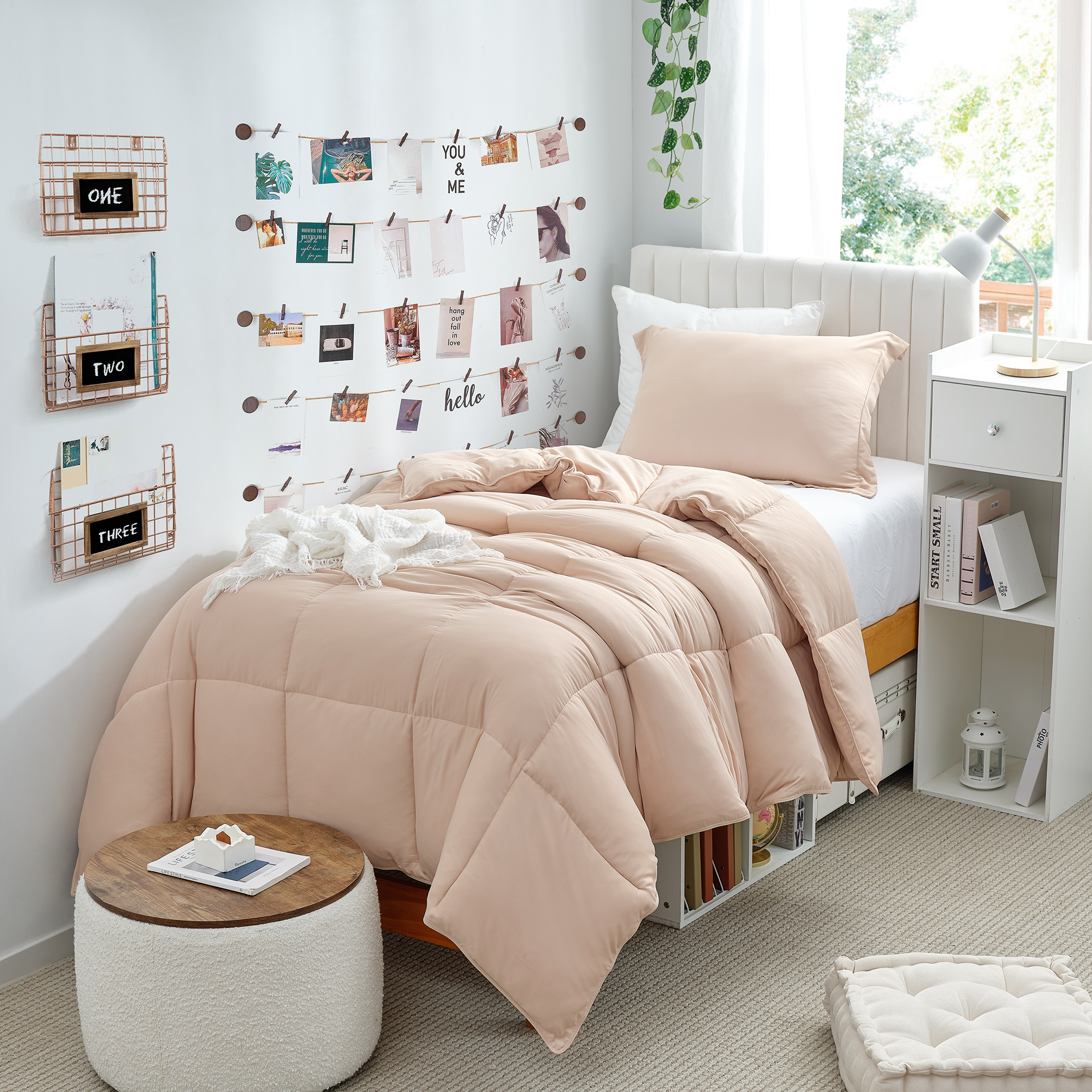 In The Thick of It - Coma Inducer® Oversized Twin Comforter Set - Moonlight Taupe