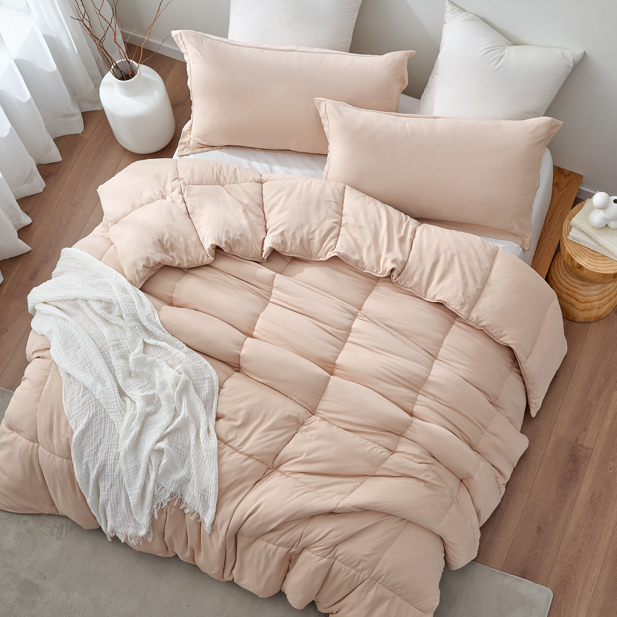 In The Thick of It - Coma Inducer® Alaskan King Comforter Set - Moonlight Taupe