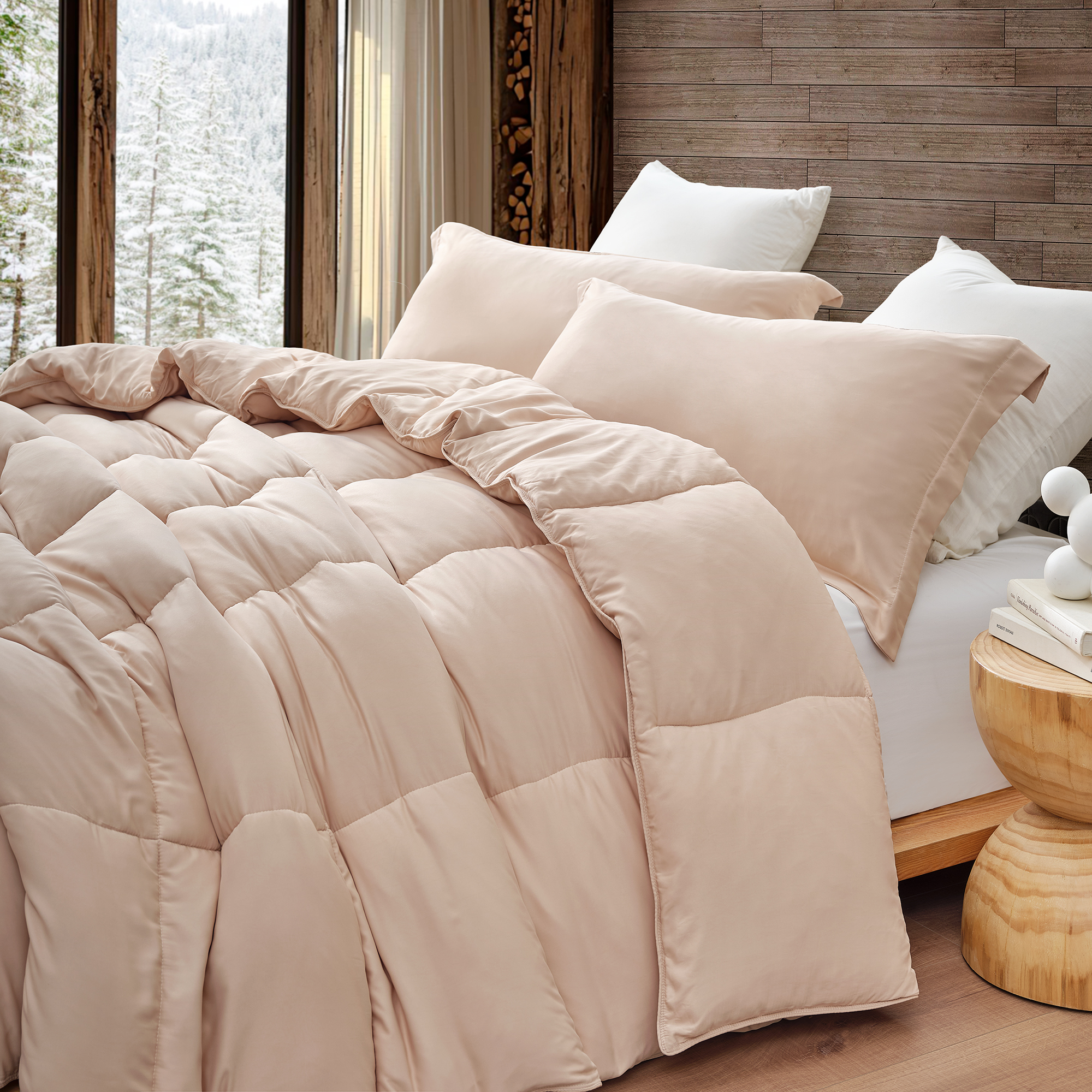 In The Thick of It - Coma Inducer® Alaskan King Comforter Set - Moonlight Taupe