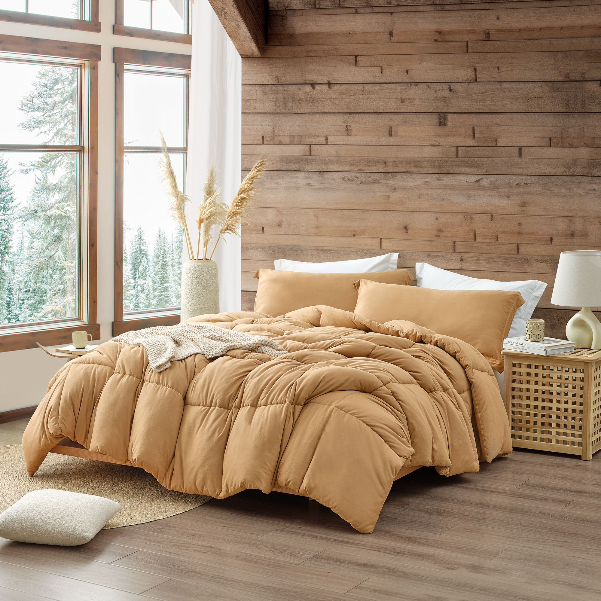 In The Thick of It - Coma Inducer® Oversized Plush Comforter Set - Apple Cinnamon