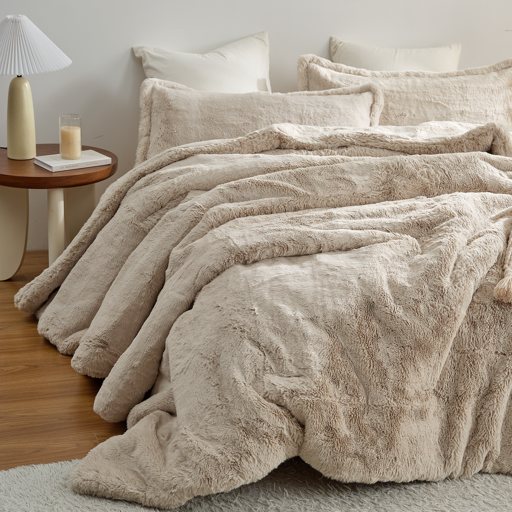 I Am Bed Serious - Coma Inducer® Oversized Comforter Set - Taupe Cream