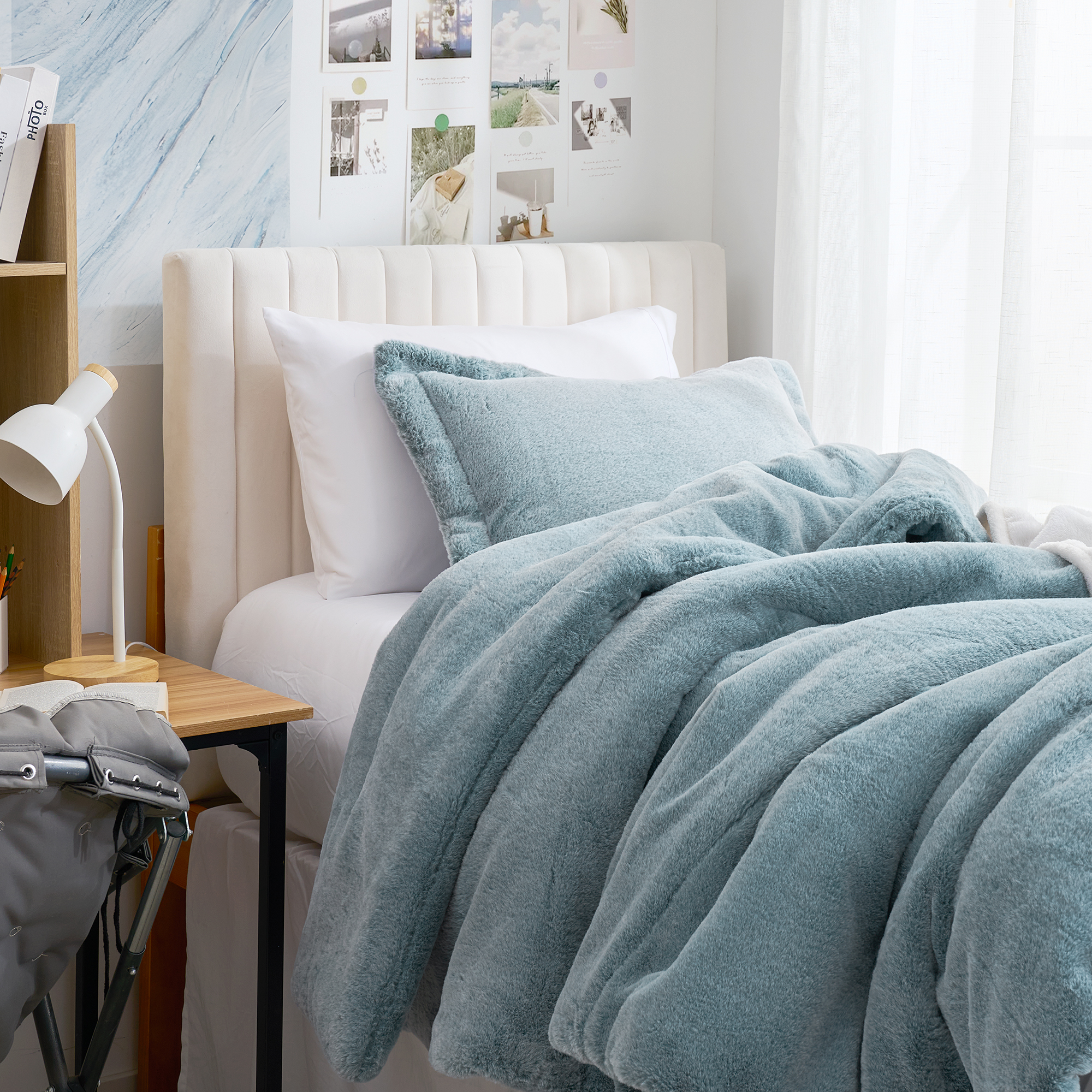 I Am Bed Serious - Coma Inducer® Oversized Twin Comforter Set - Arctic Ocean Frosted