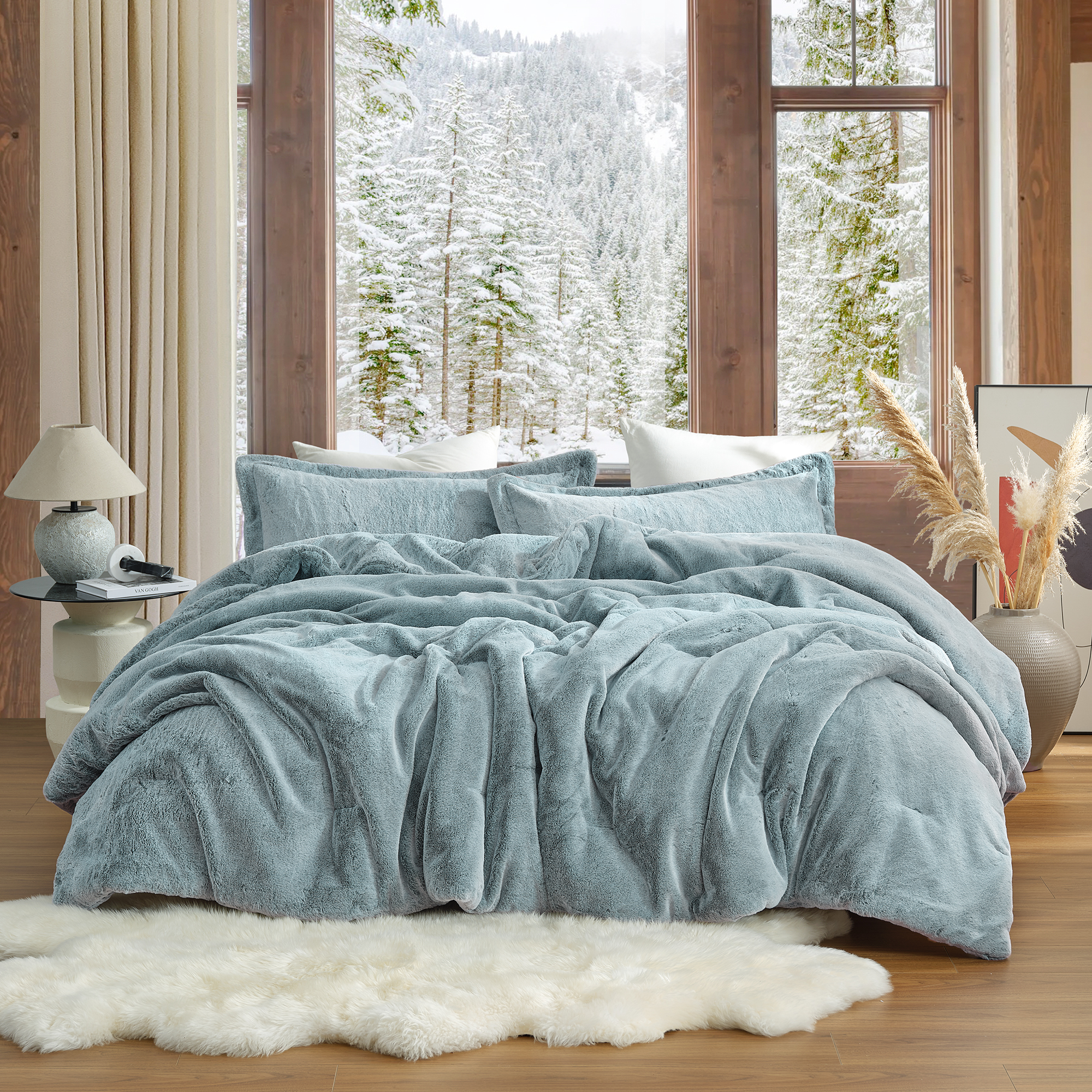 I Am Bed Serious - Coma Inducer® Alaskan King Comforter Set - Arctic Ocean Frosted