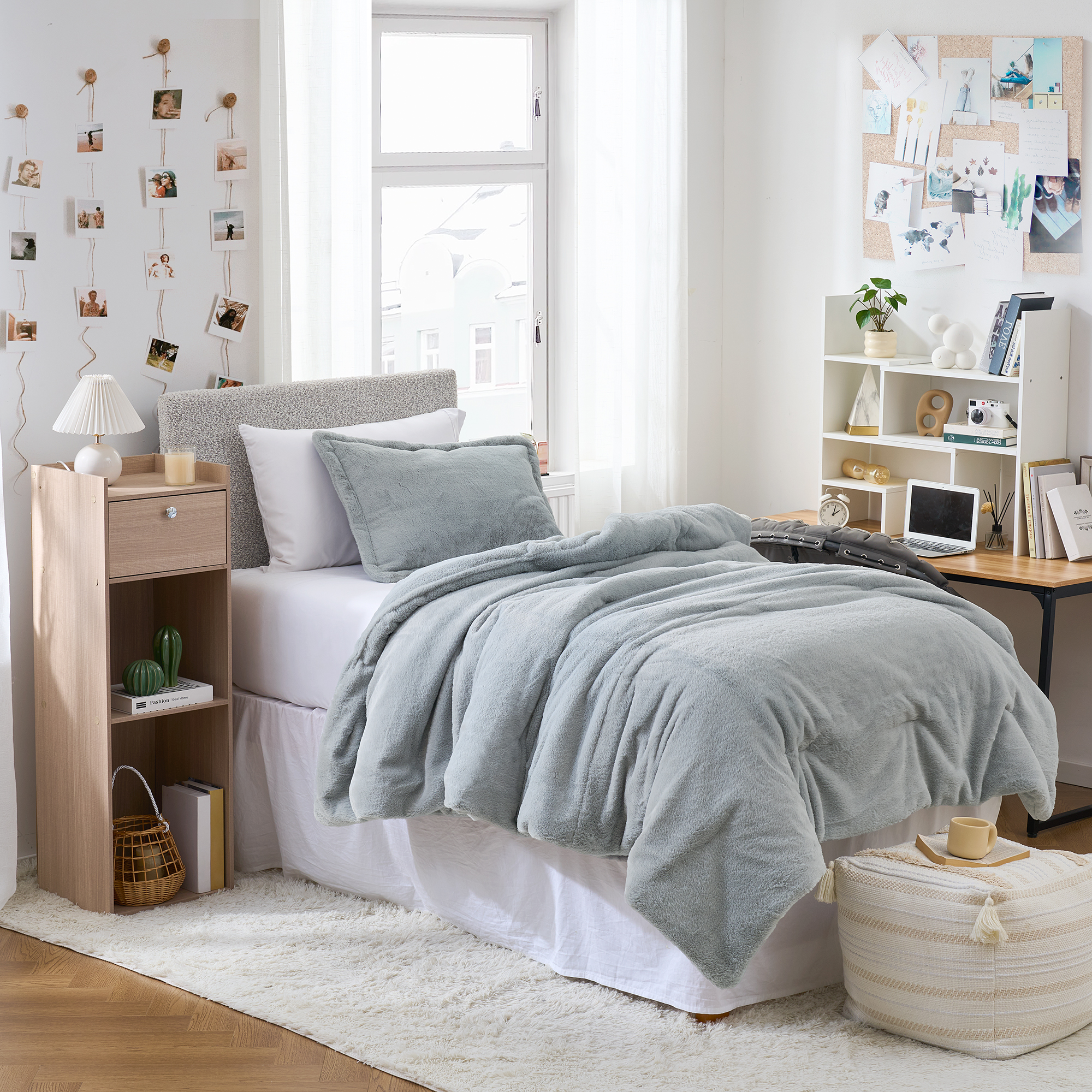 I Am Bed Serious - Coma Inducer® Oversized Twin Comforter Set - Winter Gray