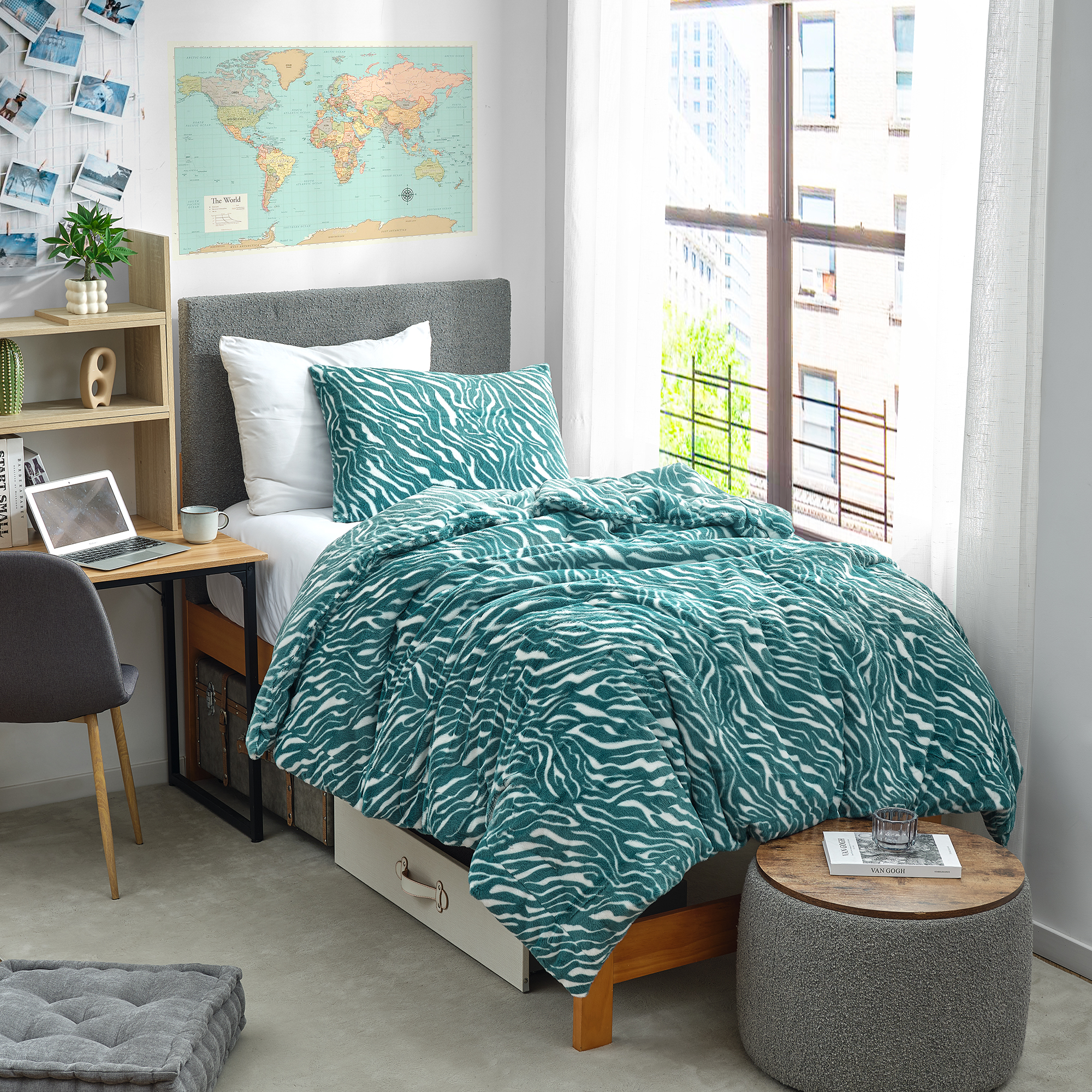 Serengeti - Coma Inducer® Oversized Twin Comforter Set - Bayou