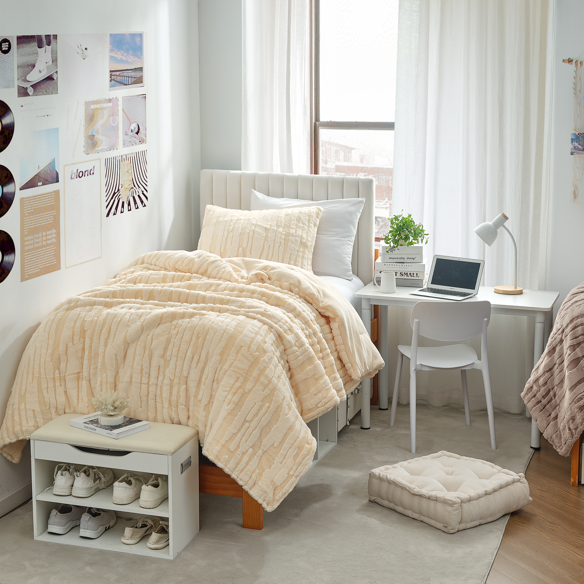 Desert Dunes - Coma Inducer® Oversized Twin Comforter Set - Buttercream